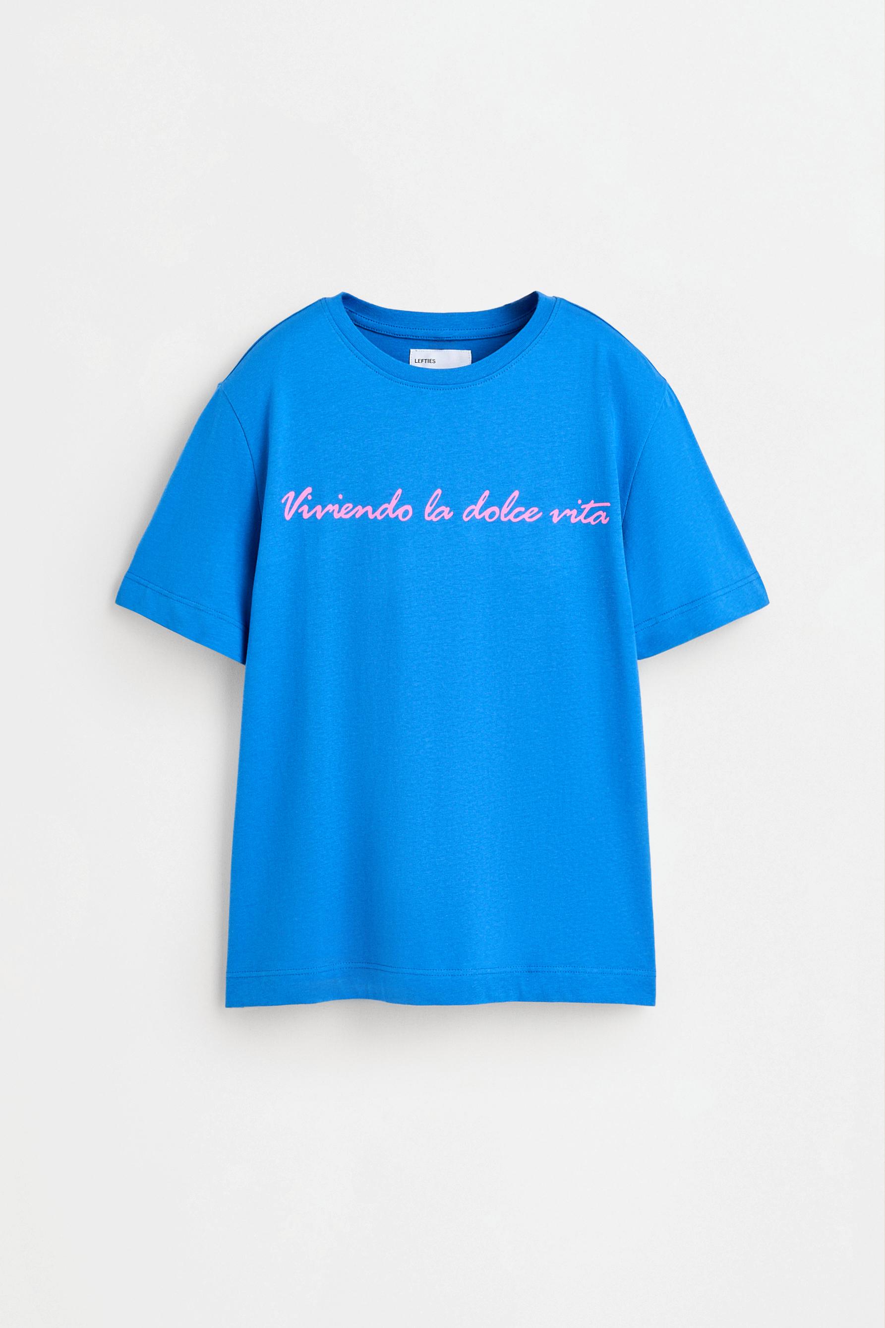 Printed T-shirt — DEEP BLUE