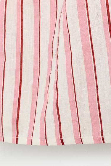 Baby Girl | Pink striped dress — PINK 7
