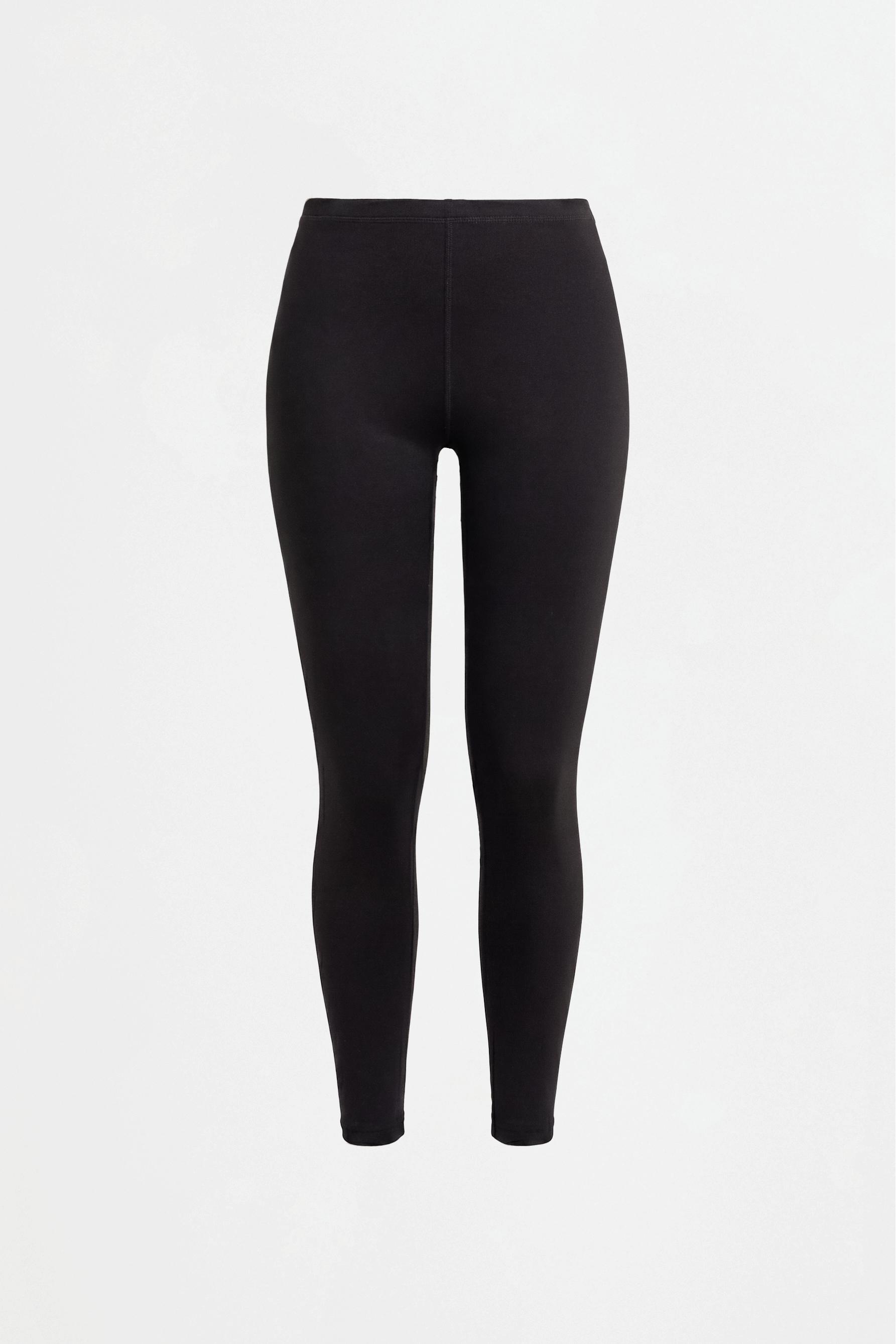Medium-weight thermal leggings (-7ºC to 9ºC) — BLACK