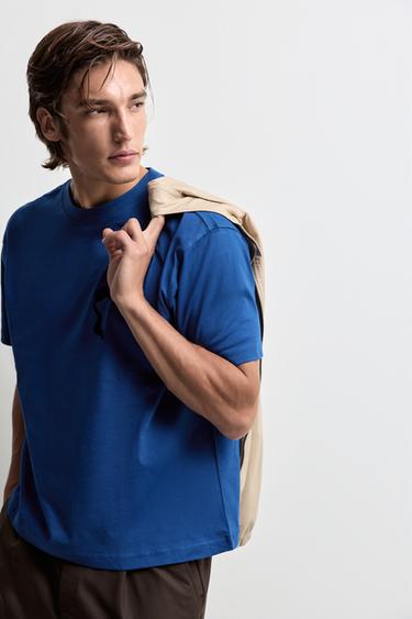 Printed T-shirt — COBALT GREY 5