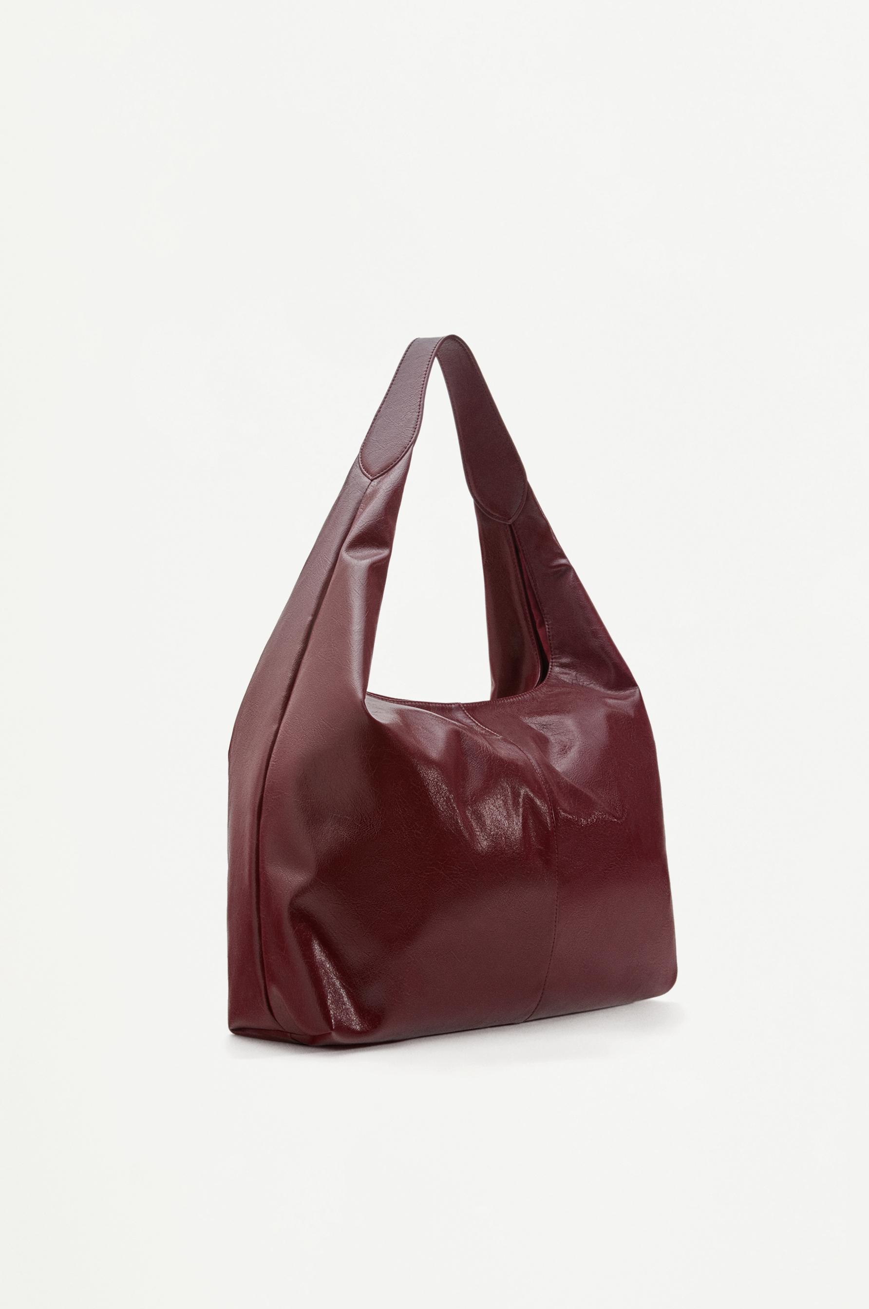 Shopper bag — BURGUNDY
