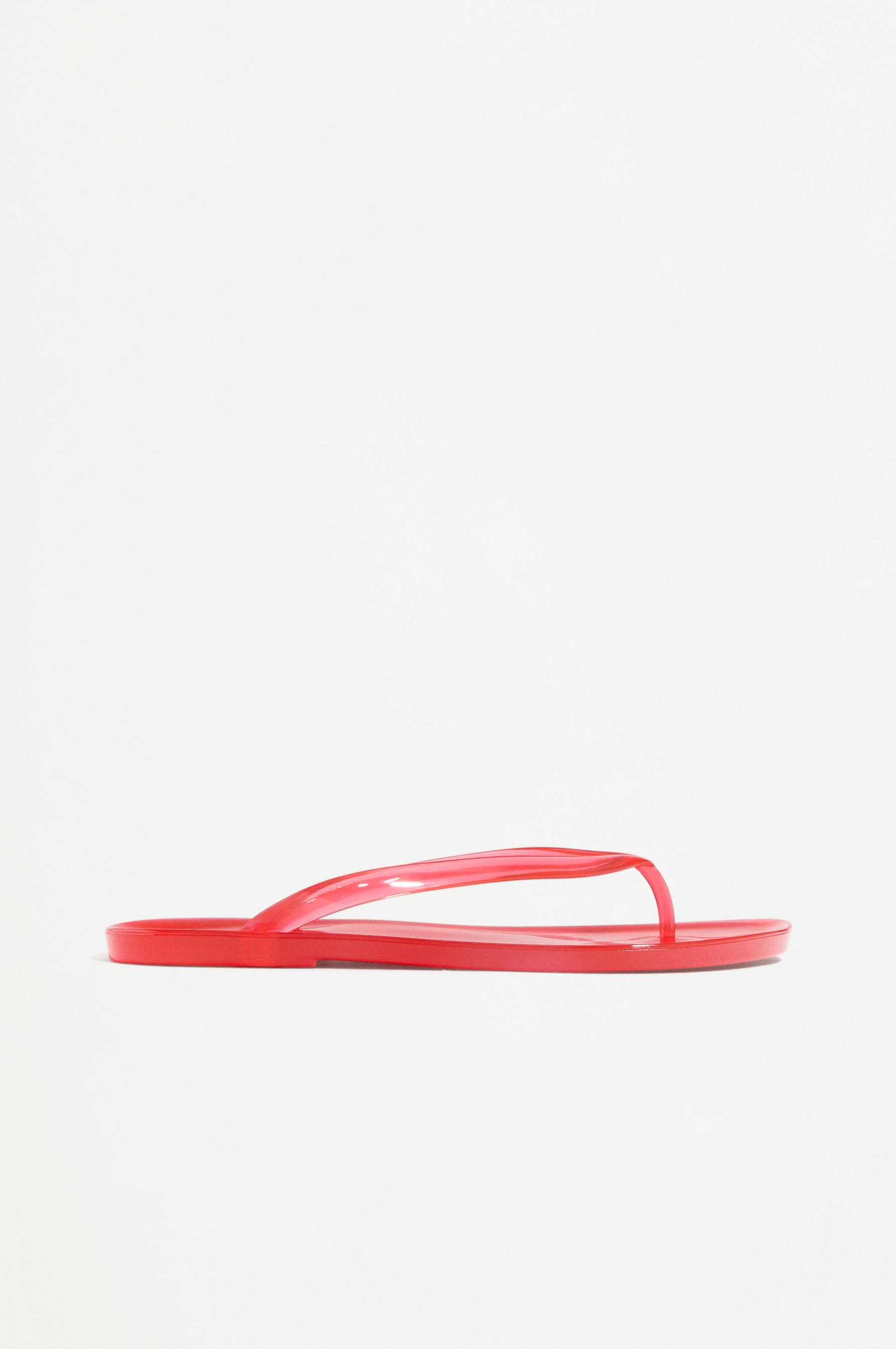 Jelly sandals — RED