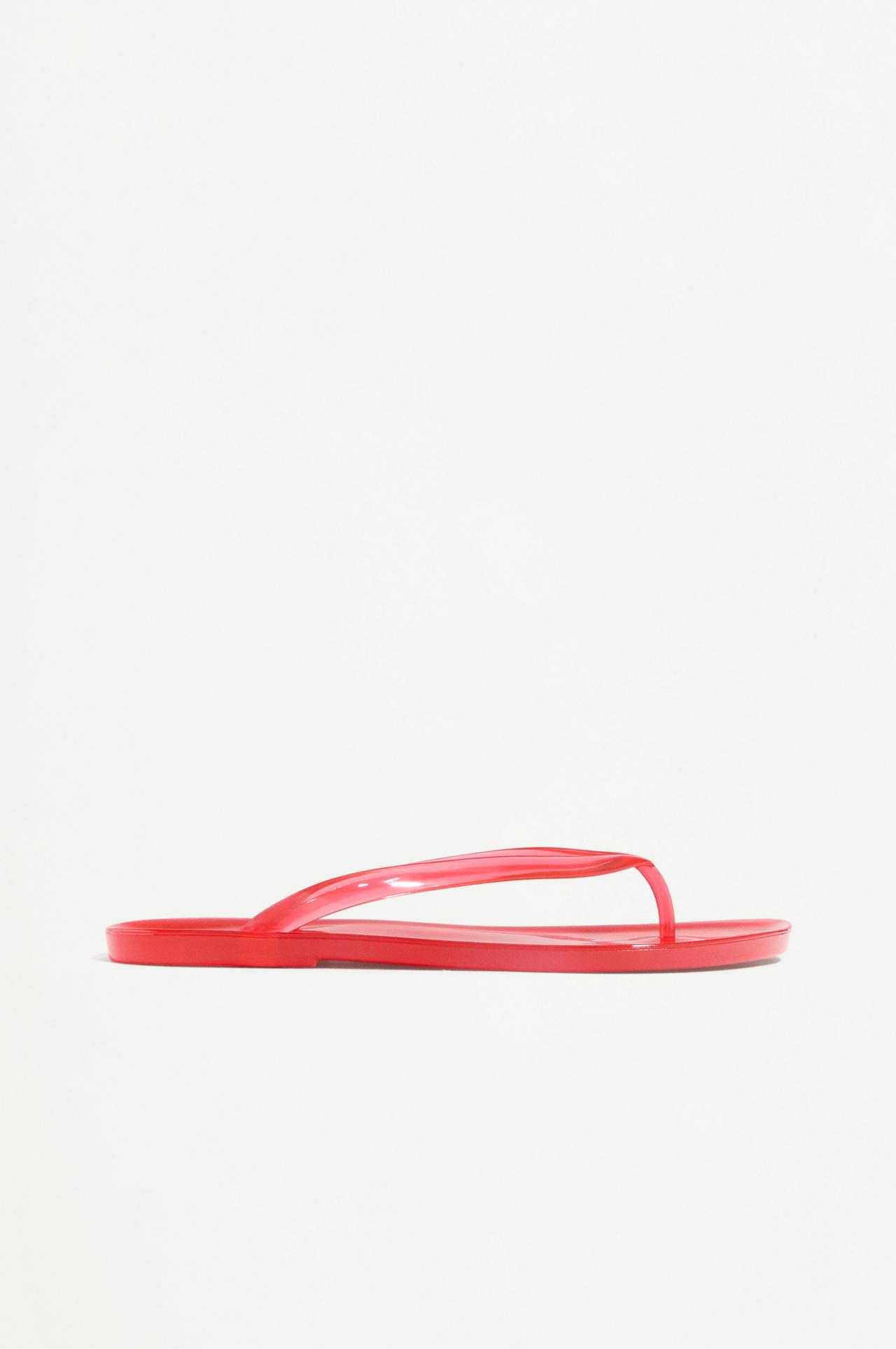 Jelly sandals — RED