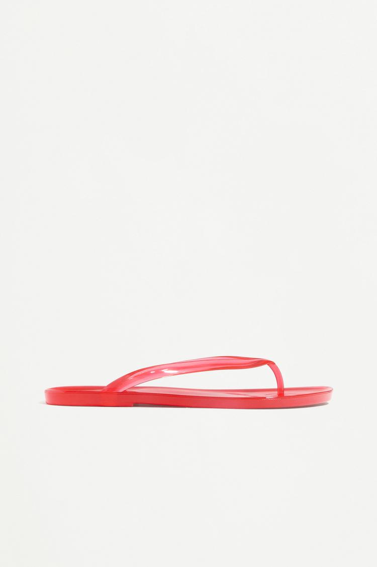 Jelly sandals — RED