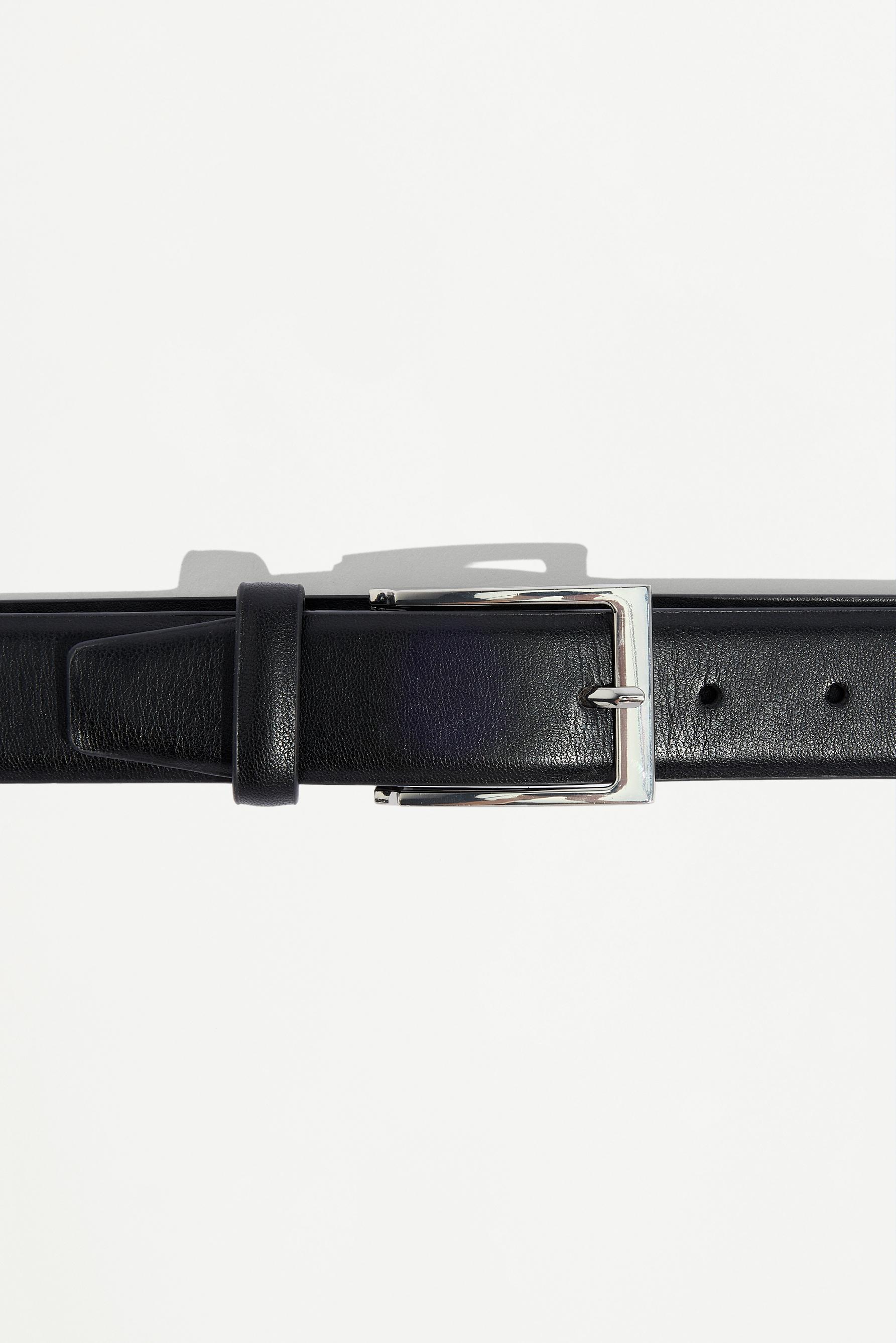 Basic dress belt — BLACK