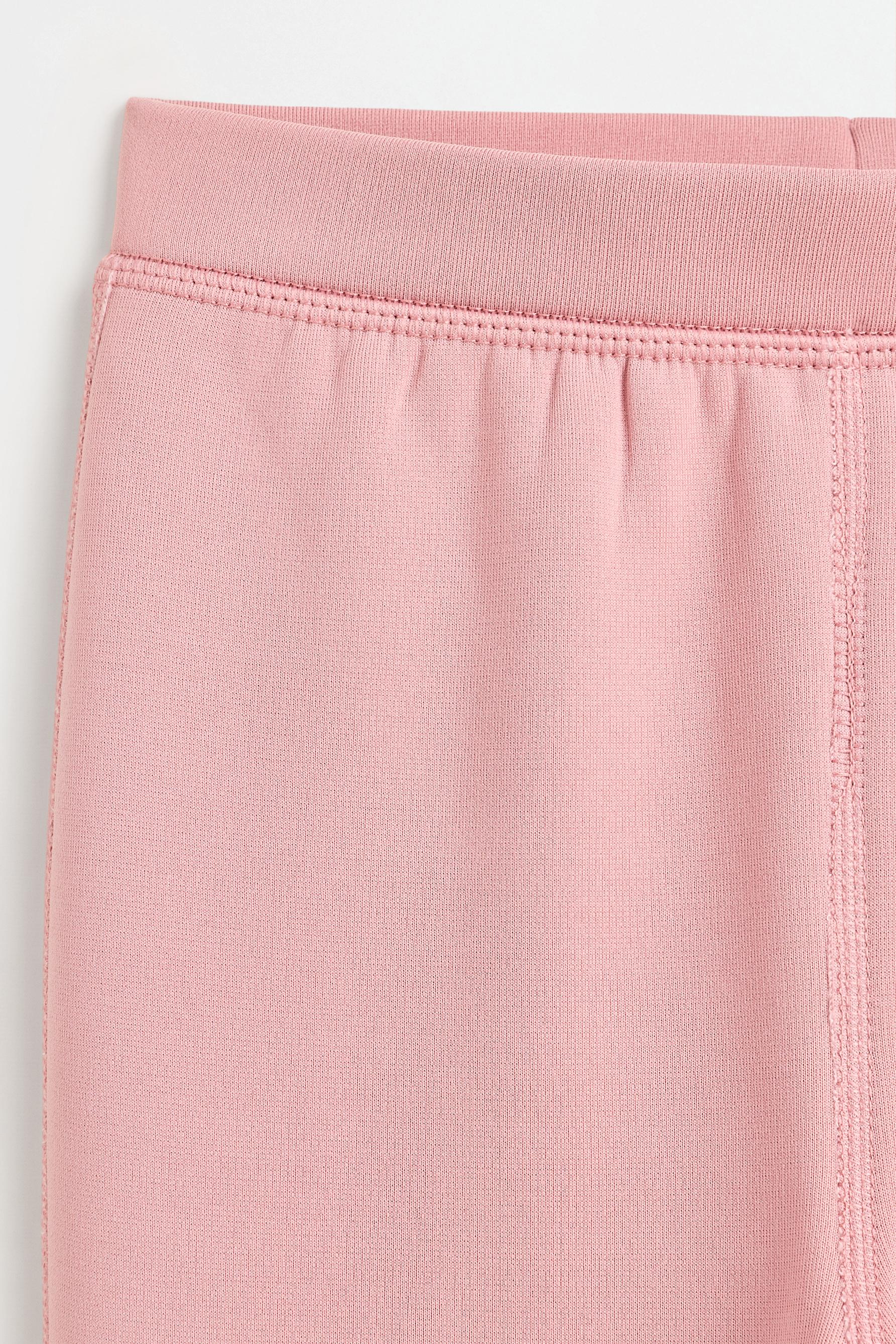 HEAVYWEIGHT Thermal Bell Bottom Leggings — PINK
