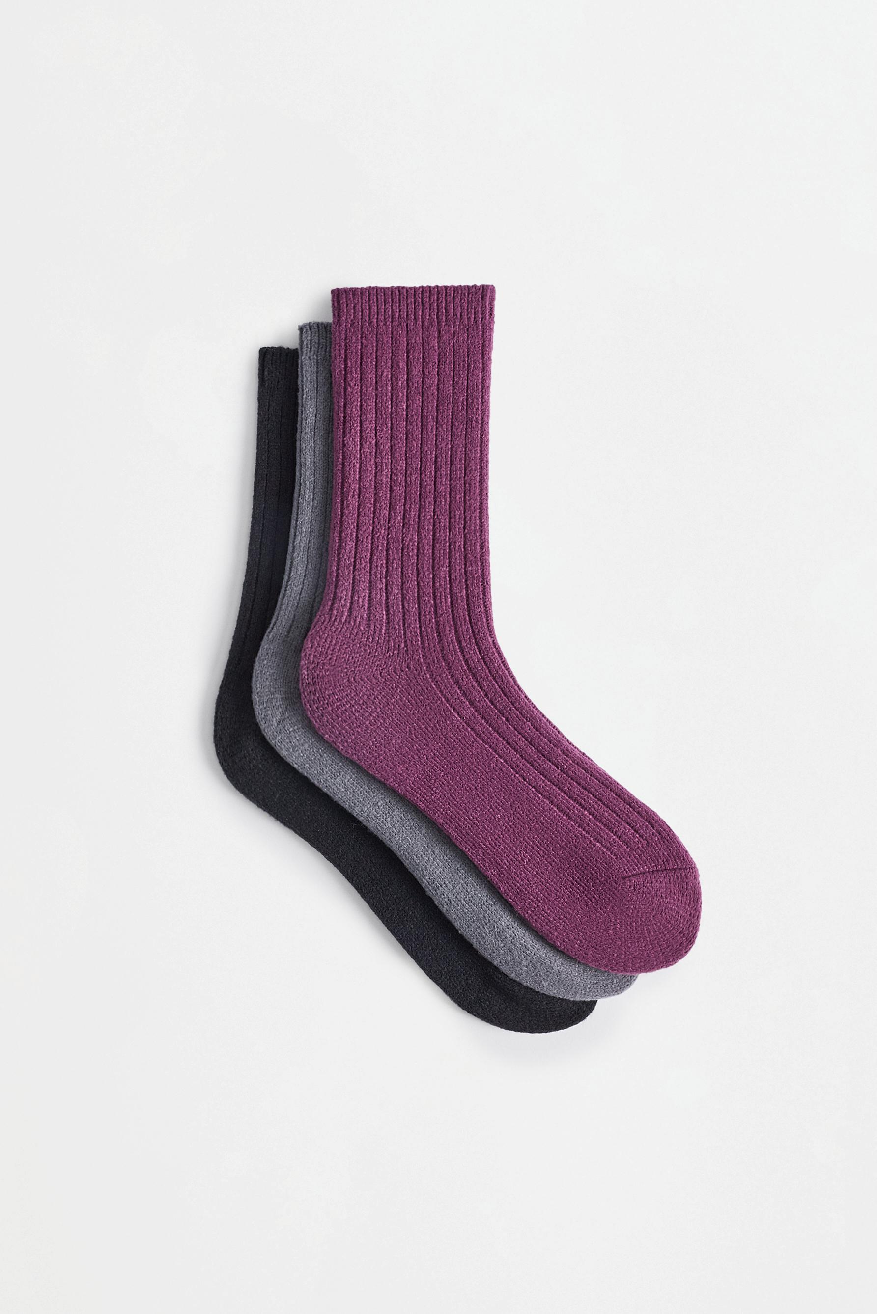 Calcetines largos rib (Pack 3)