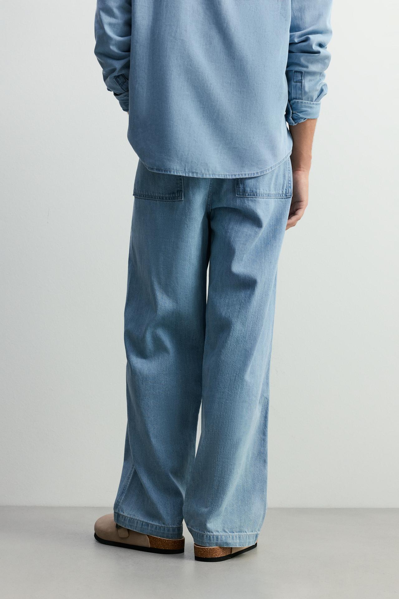 Baggy jogger jeans — PALE BLUE