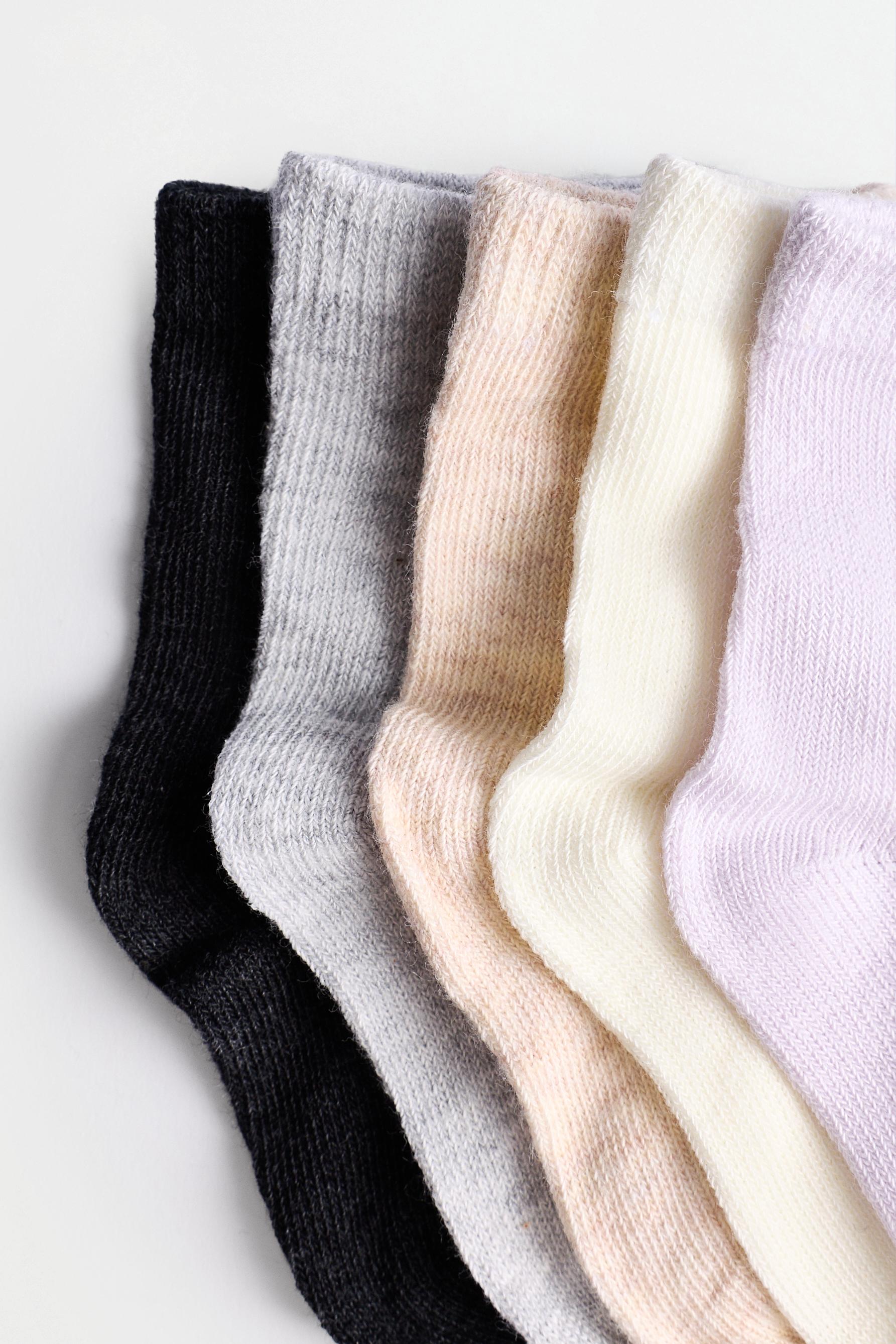 Solid Long Socks (10-Pack) — LILAC