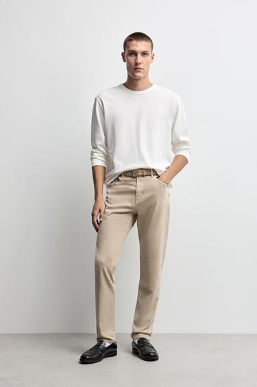 Slim jeans — PALE OCHRE 1