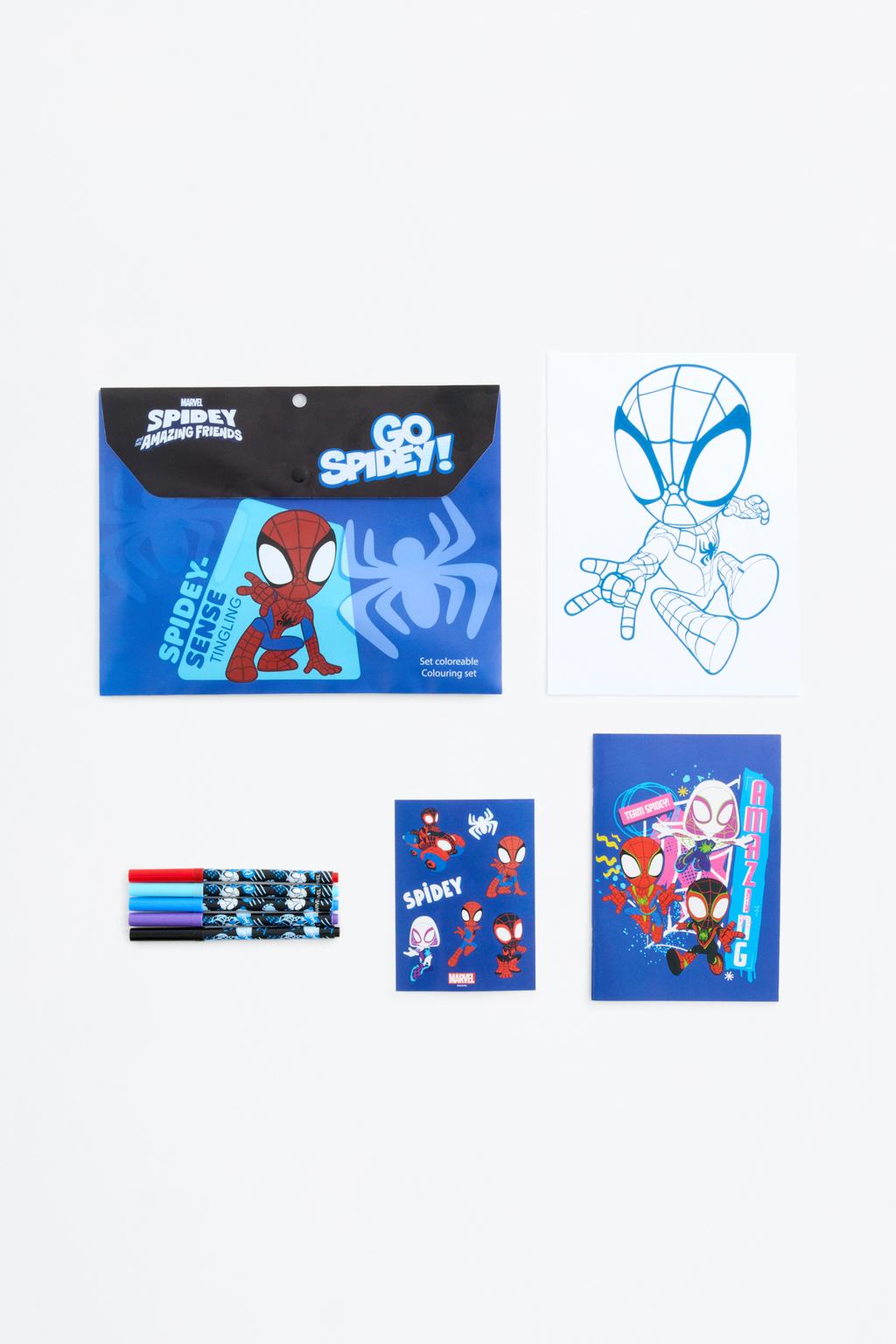 Set Spidey ©Marvel coloreable