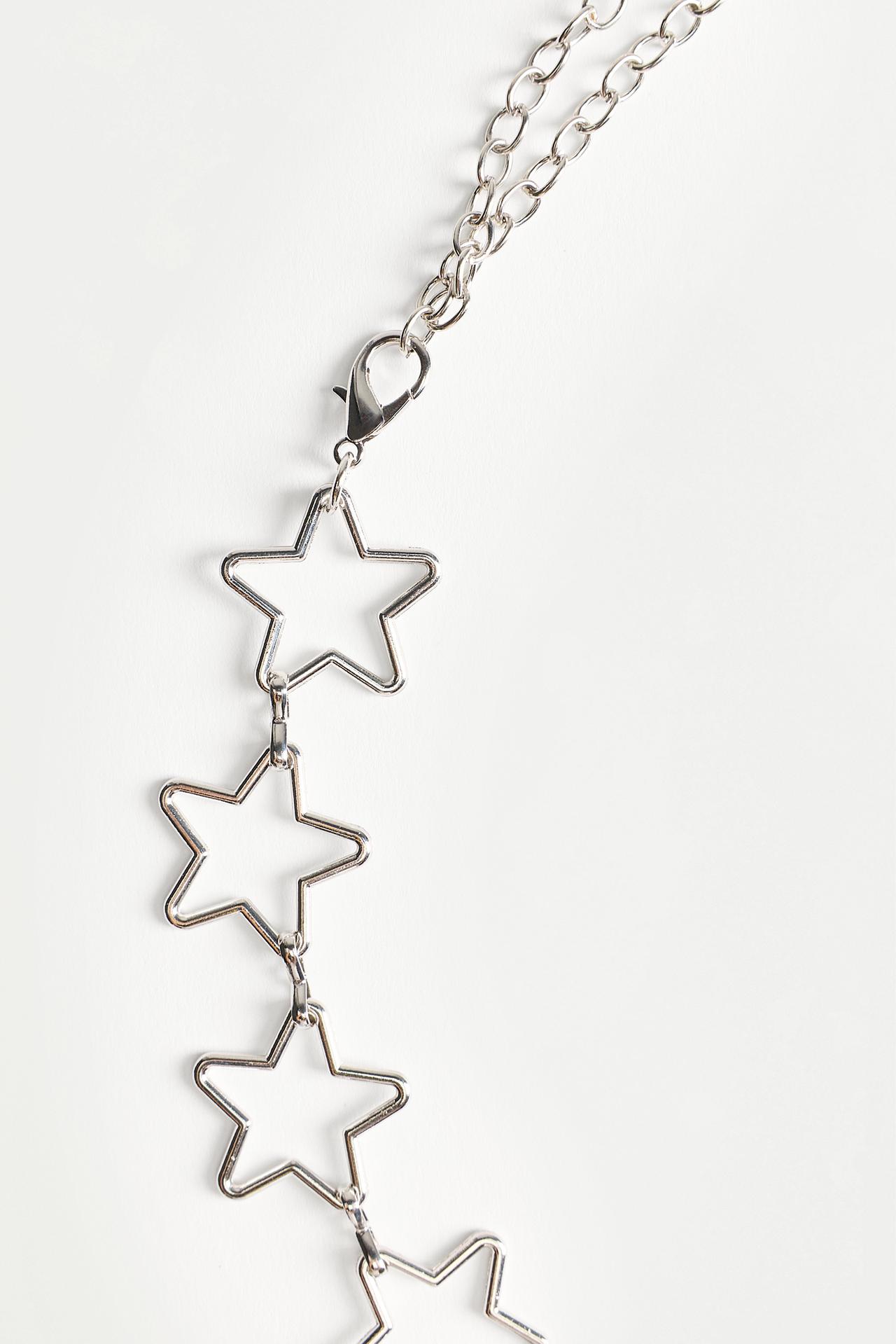 Star chain belt — SILVER