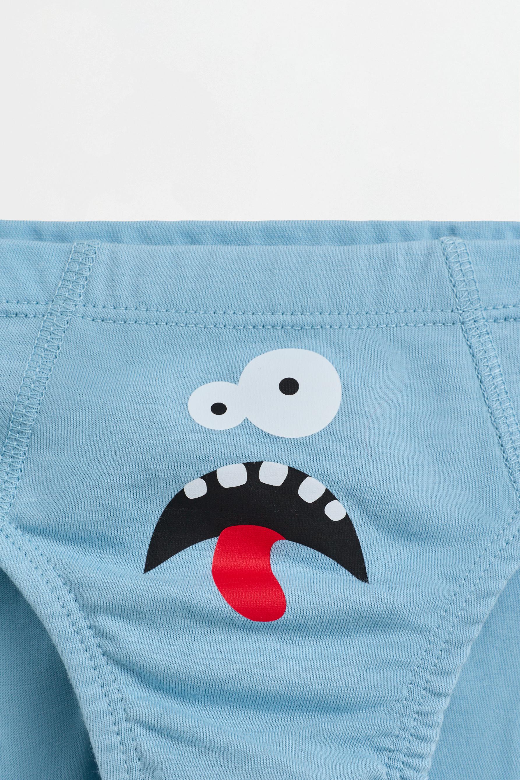 7-Pack Monster Briefs — RED TONES