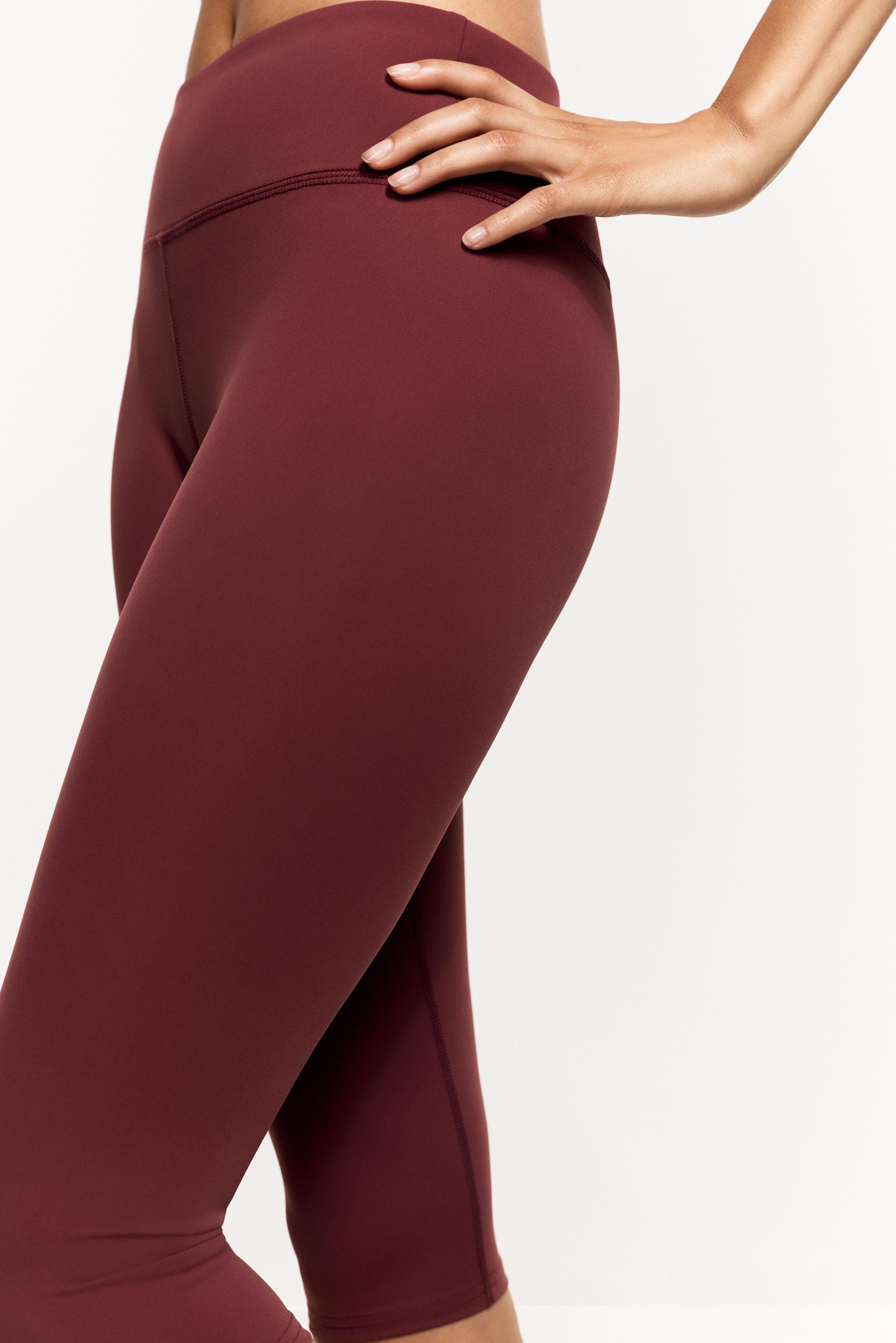 Capri leggings — DARK PINK