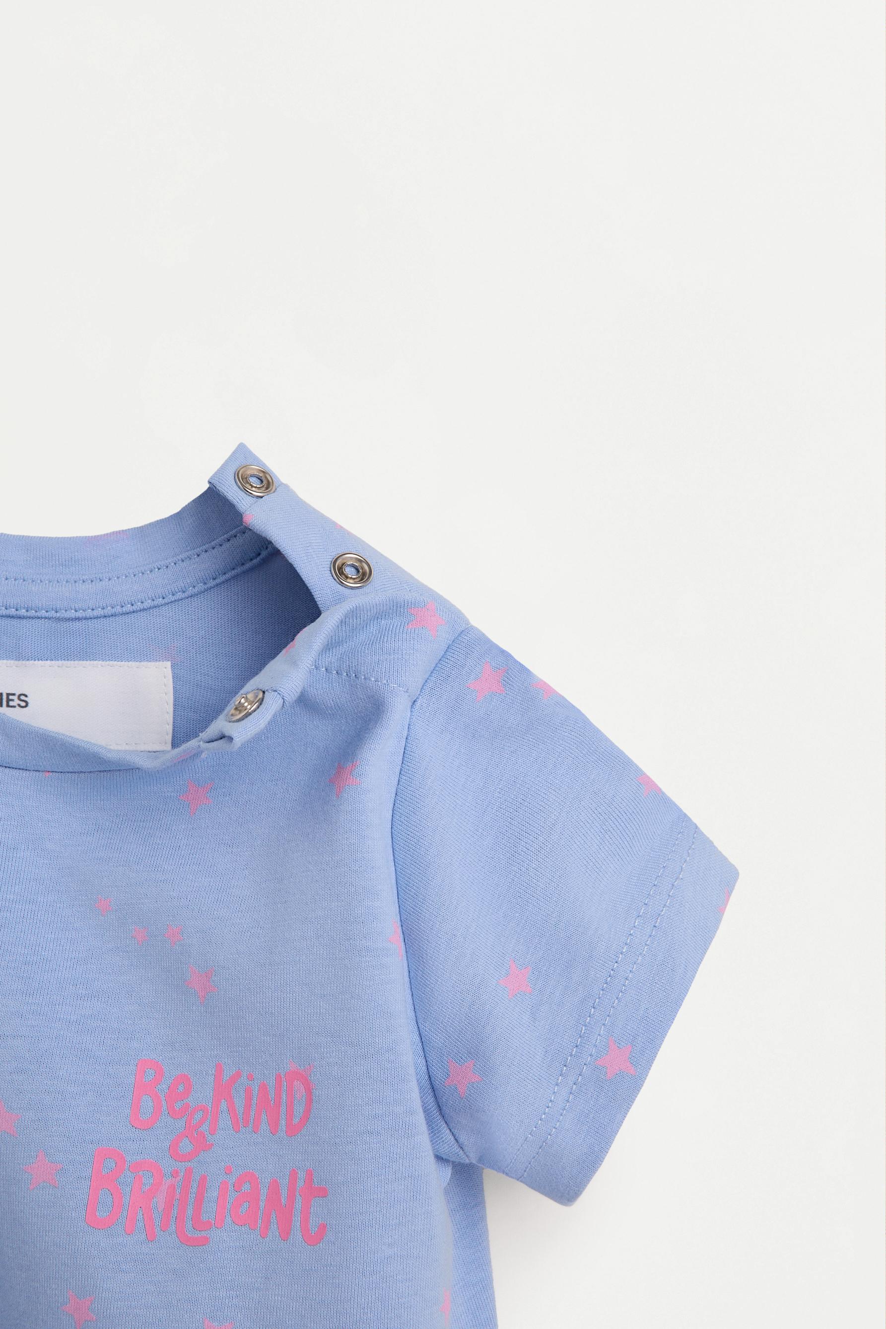 Short printed sleepsuit — LILAC