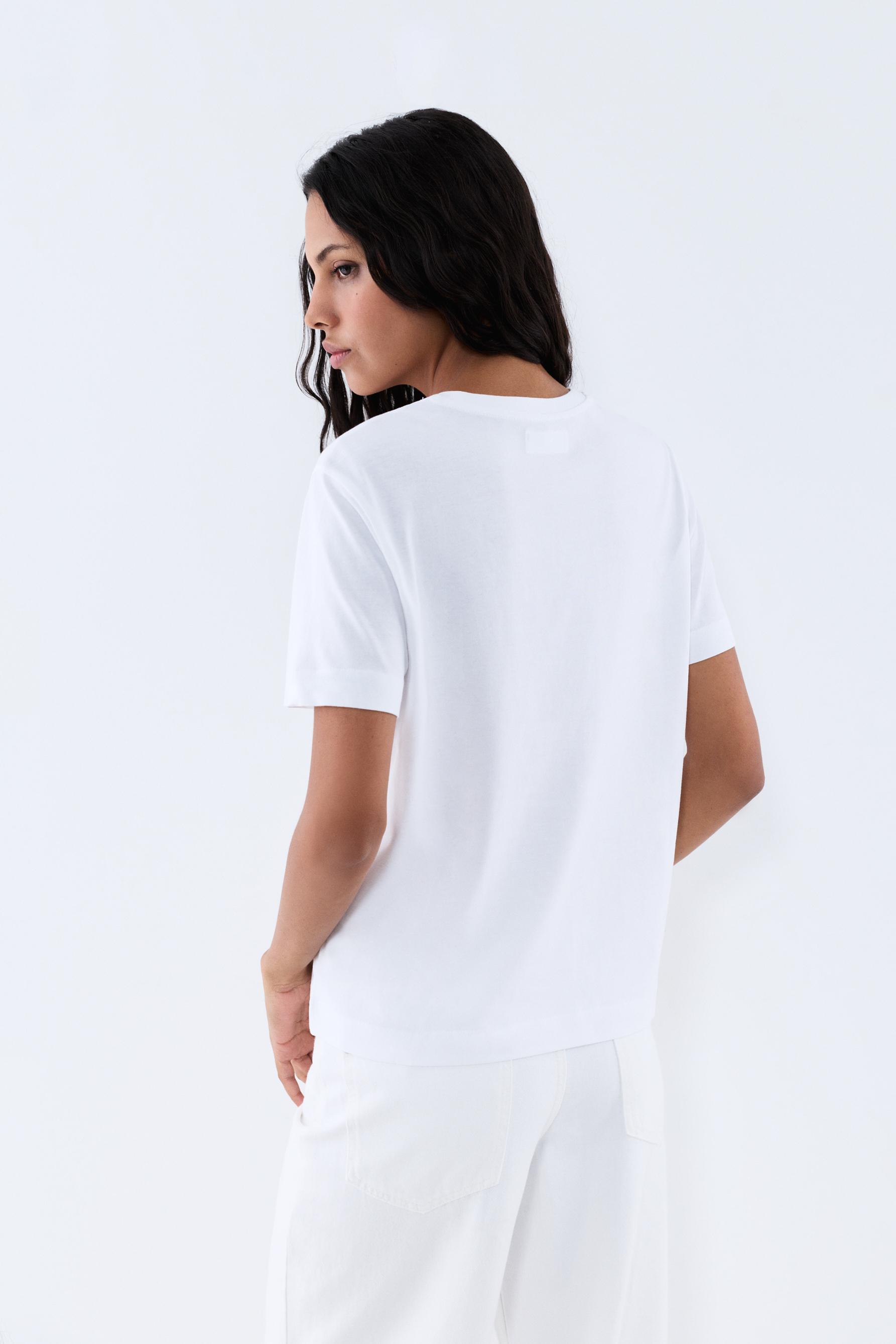 Printed T-shirt — WHITE