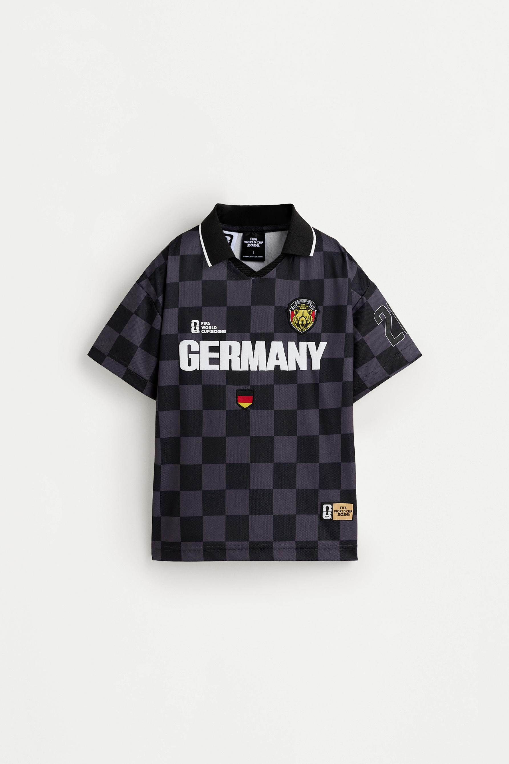 Kids | Germany FIFA World Cup 2026 Polo — BLACK