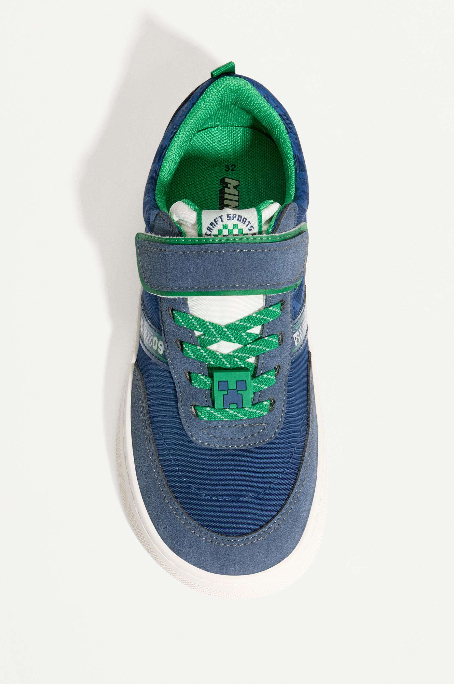 MINECRAFT BAREFOOT SLIPPER — BLUE