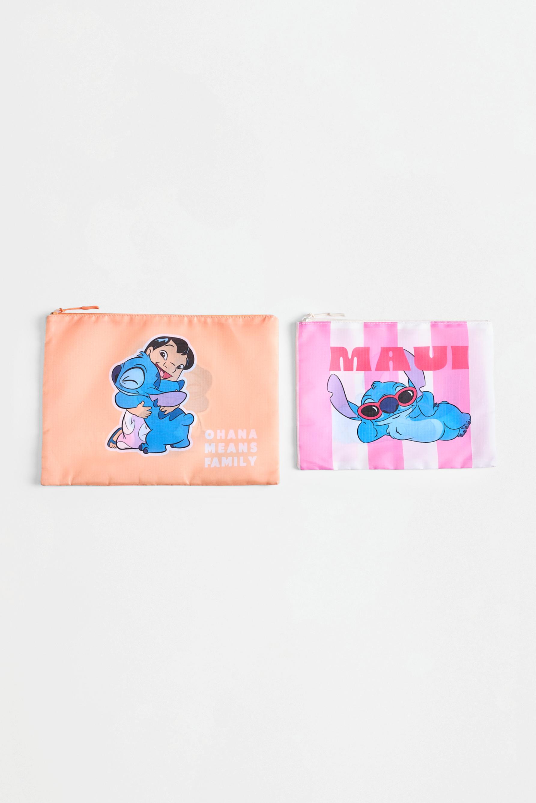 Lilo & Stitch ©Disney travel organisers (set of 3) — ORANGE TONES
