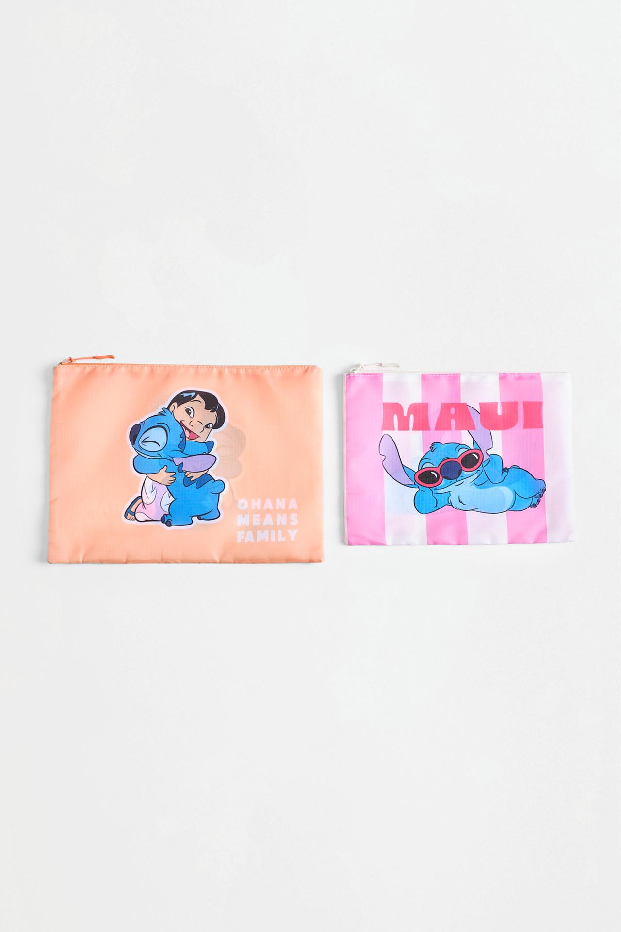 Lilo & Stitch ©Disney travel organizers (Set of 3) — ORANGE TONES