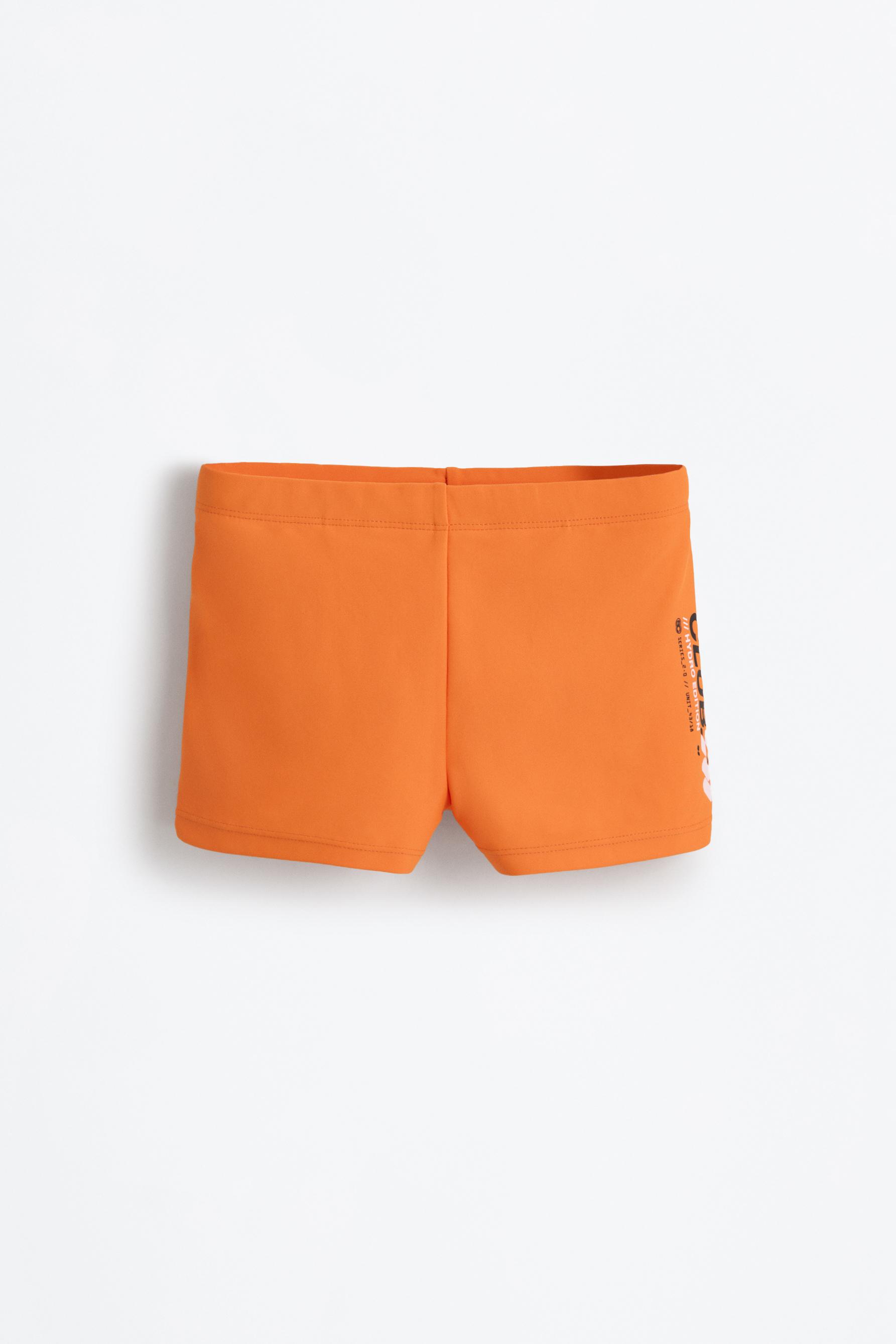 Boxer swimsuit — ORANGE