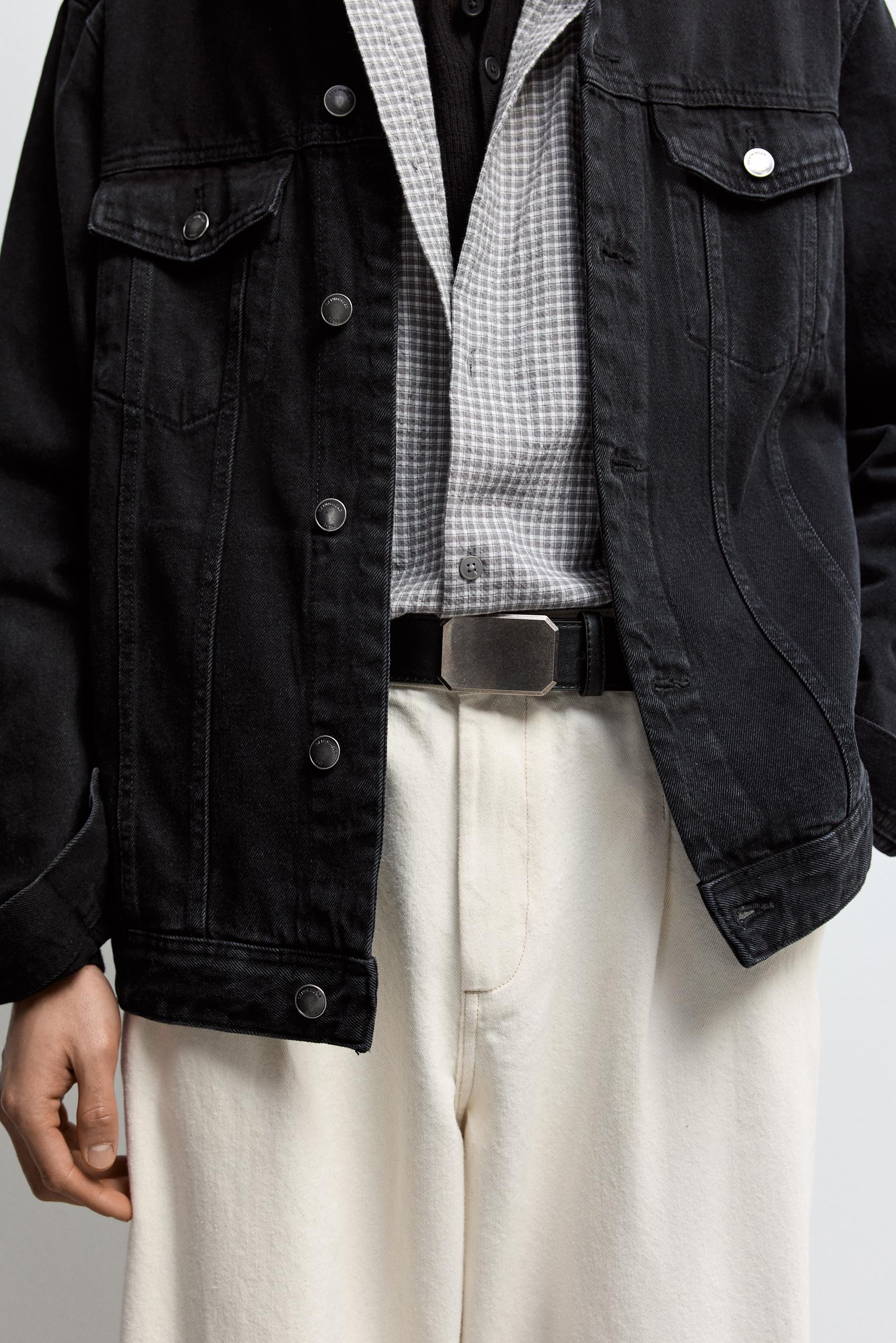 Cinturón hebilla hexagonal