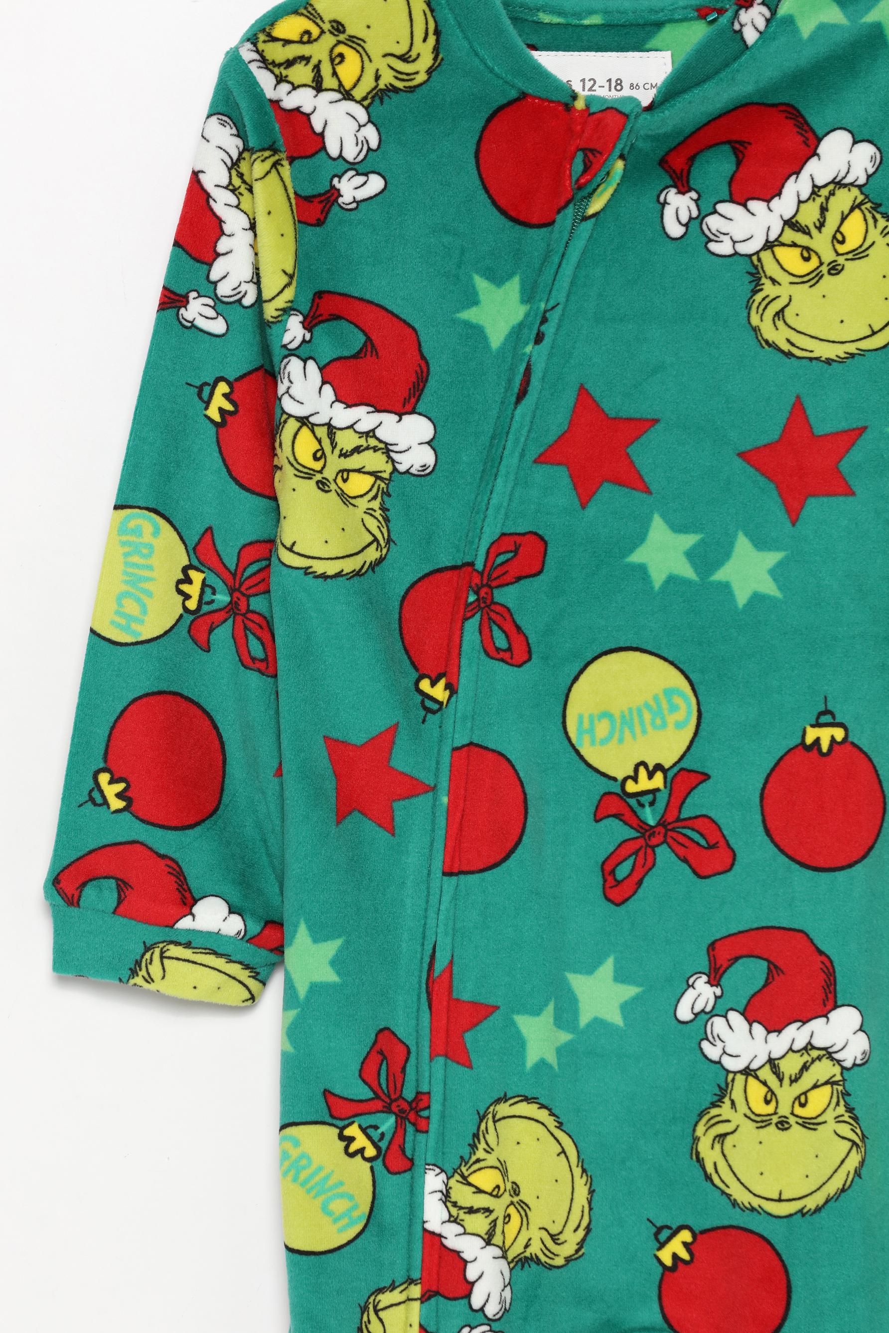 Grinch baby sleepsuit sale