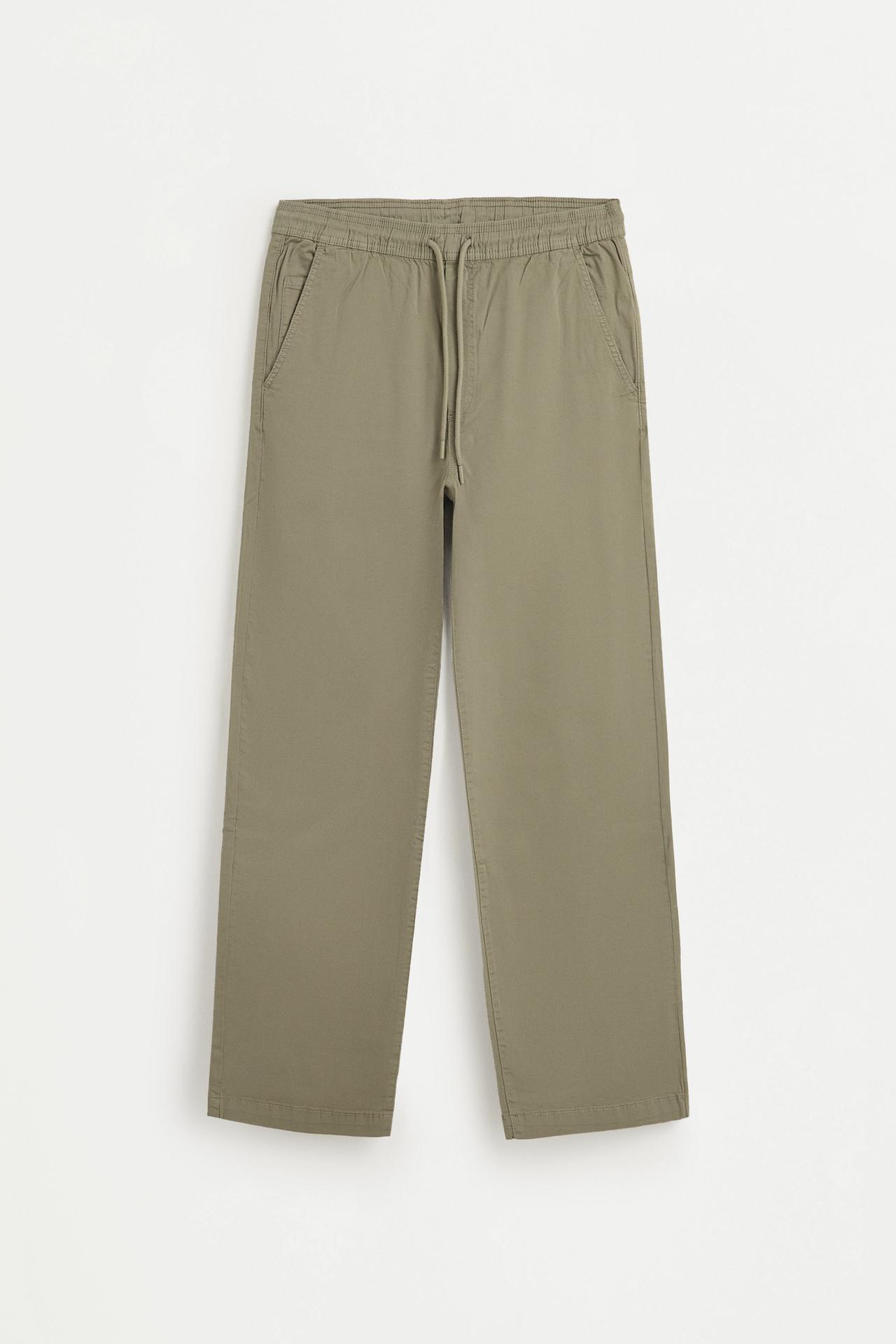 Slim fit jogger trousers — KHAKI