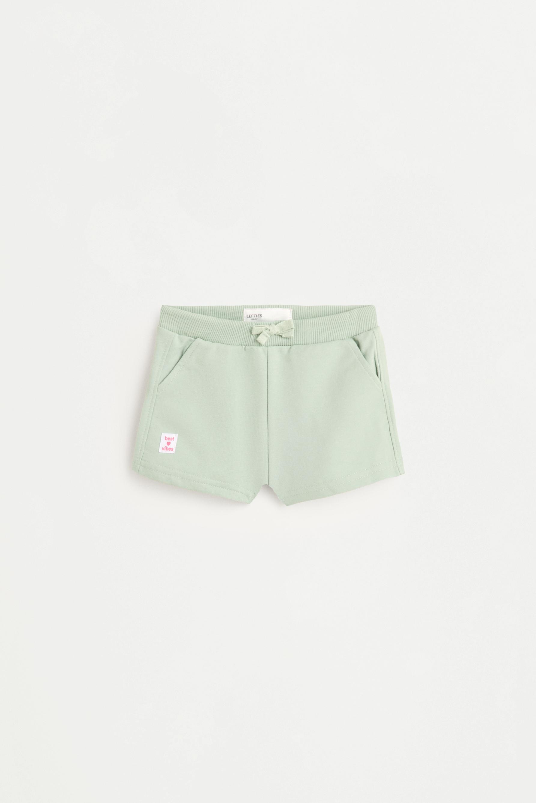 2-pack of plain shorts — PALE TURQUOISE (alternate view)