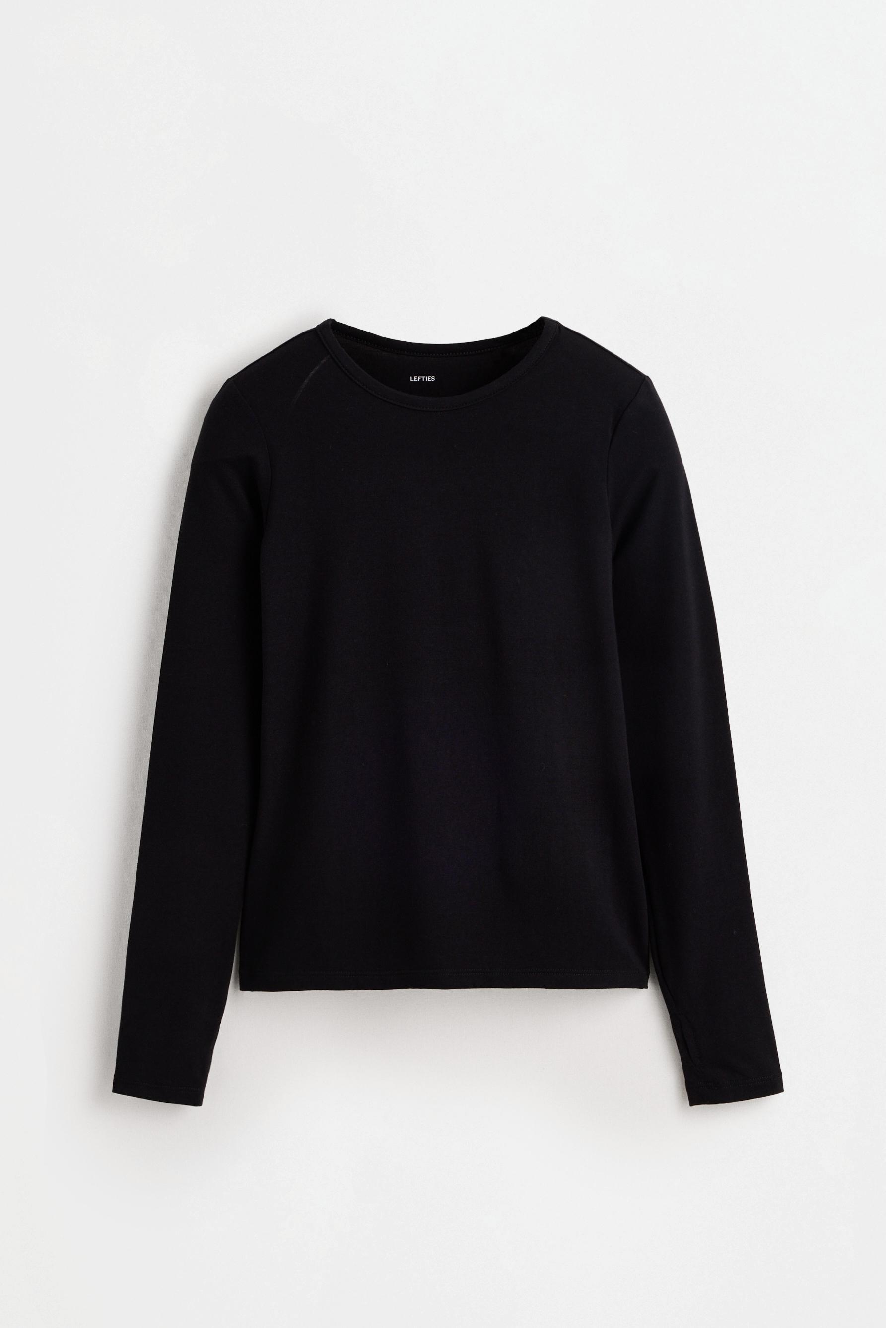 LIGHT WEIGHT Thermal Comfort T-Shirt — BLACK