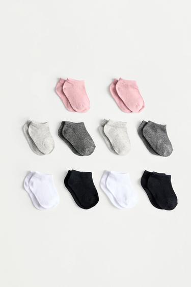 Ankle socks (Pack 10) — PINK 1