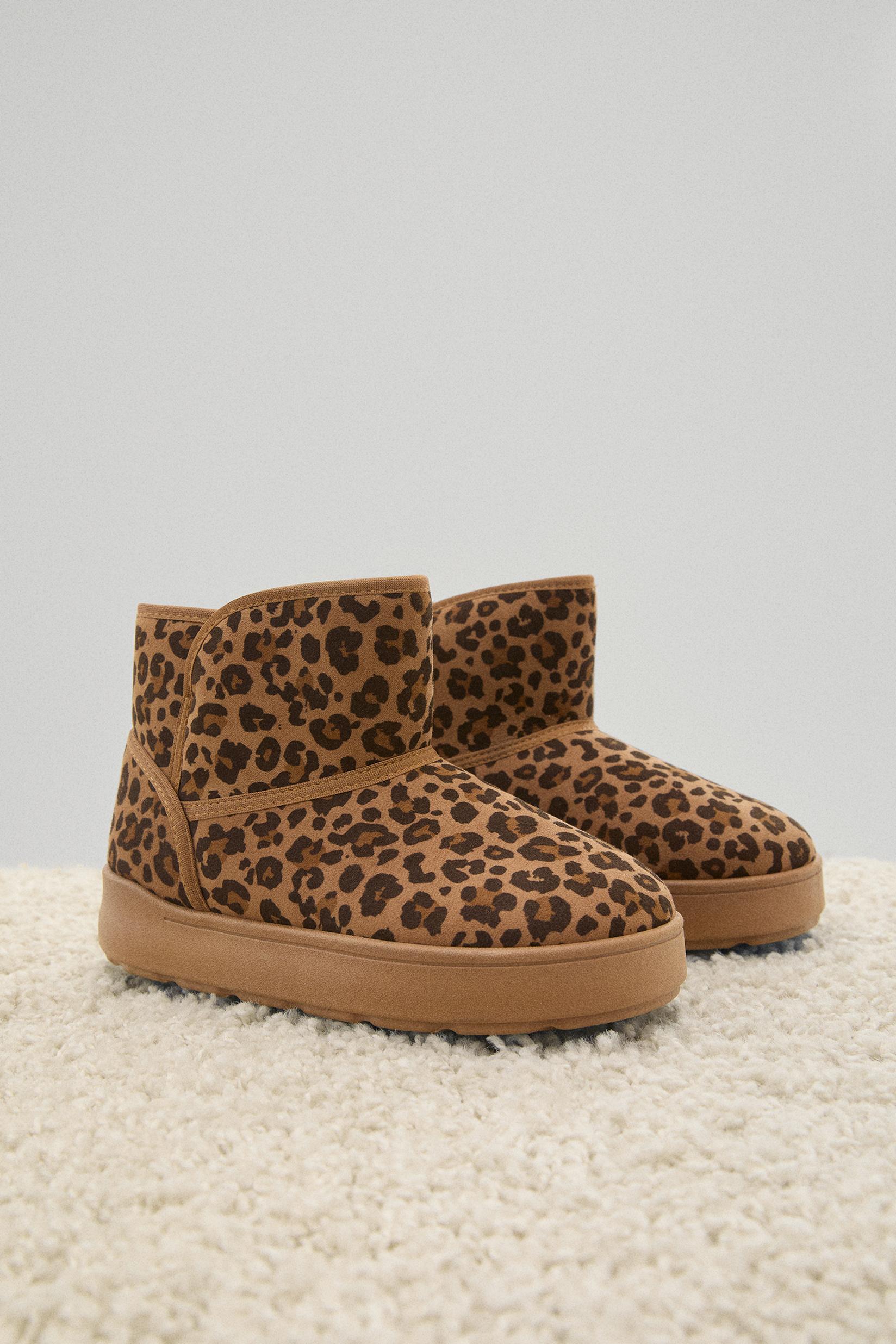 Lined ankle boot — LEOPARD
