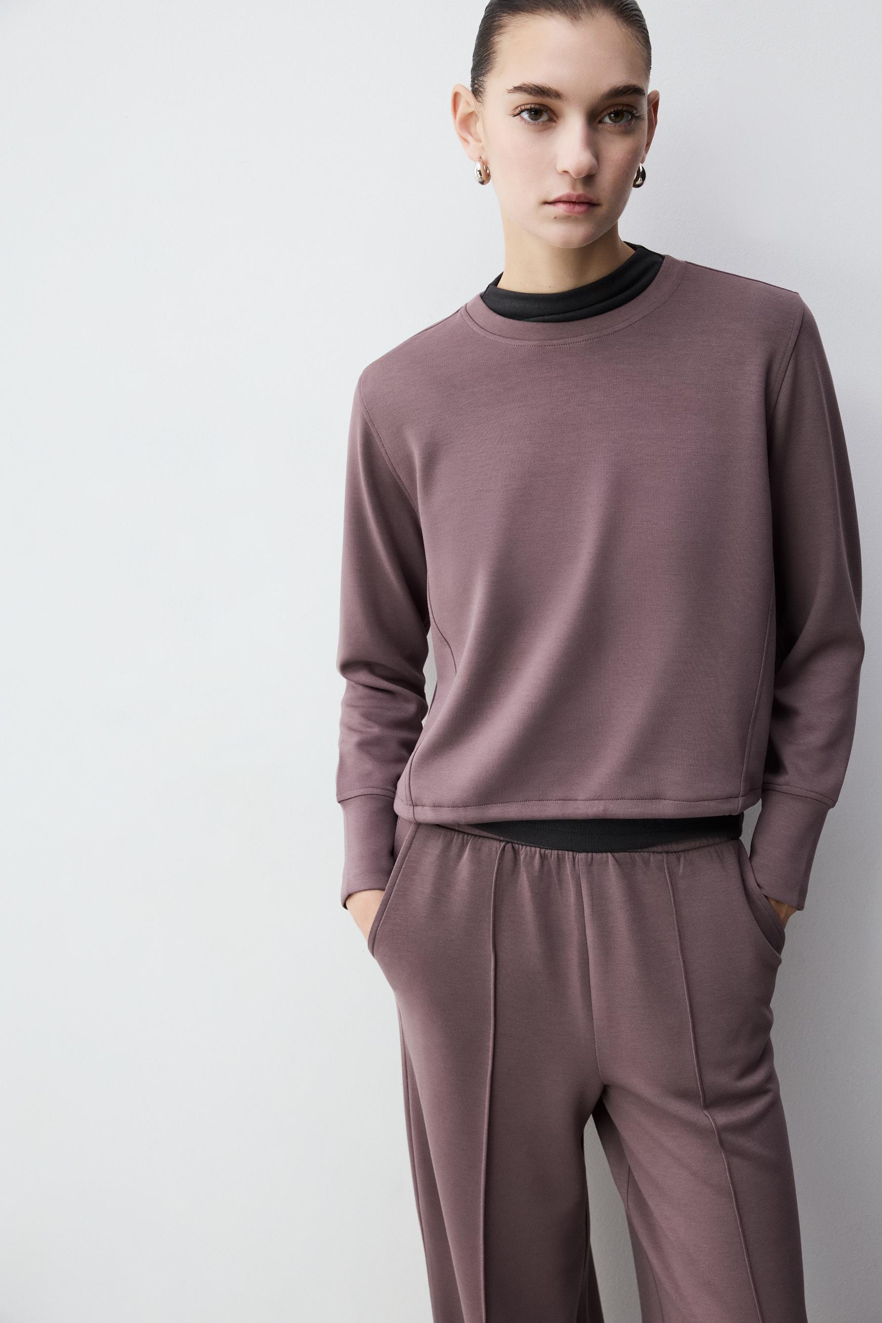 Sudadera felpa fluida