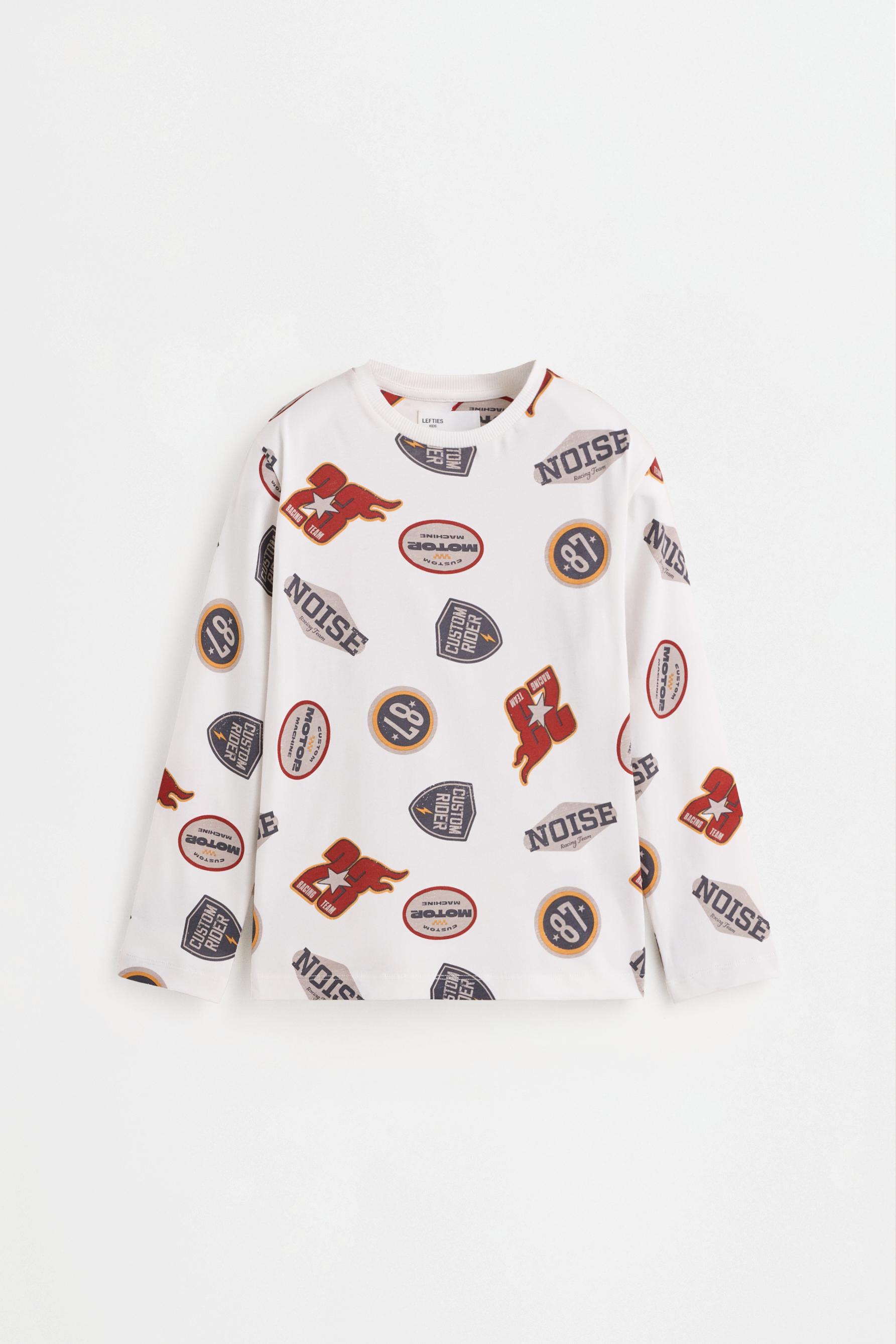 Long printed pyjamas — OFF WHITE