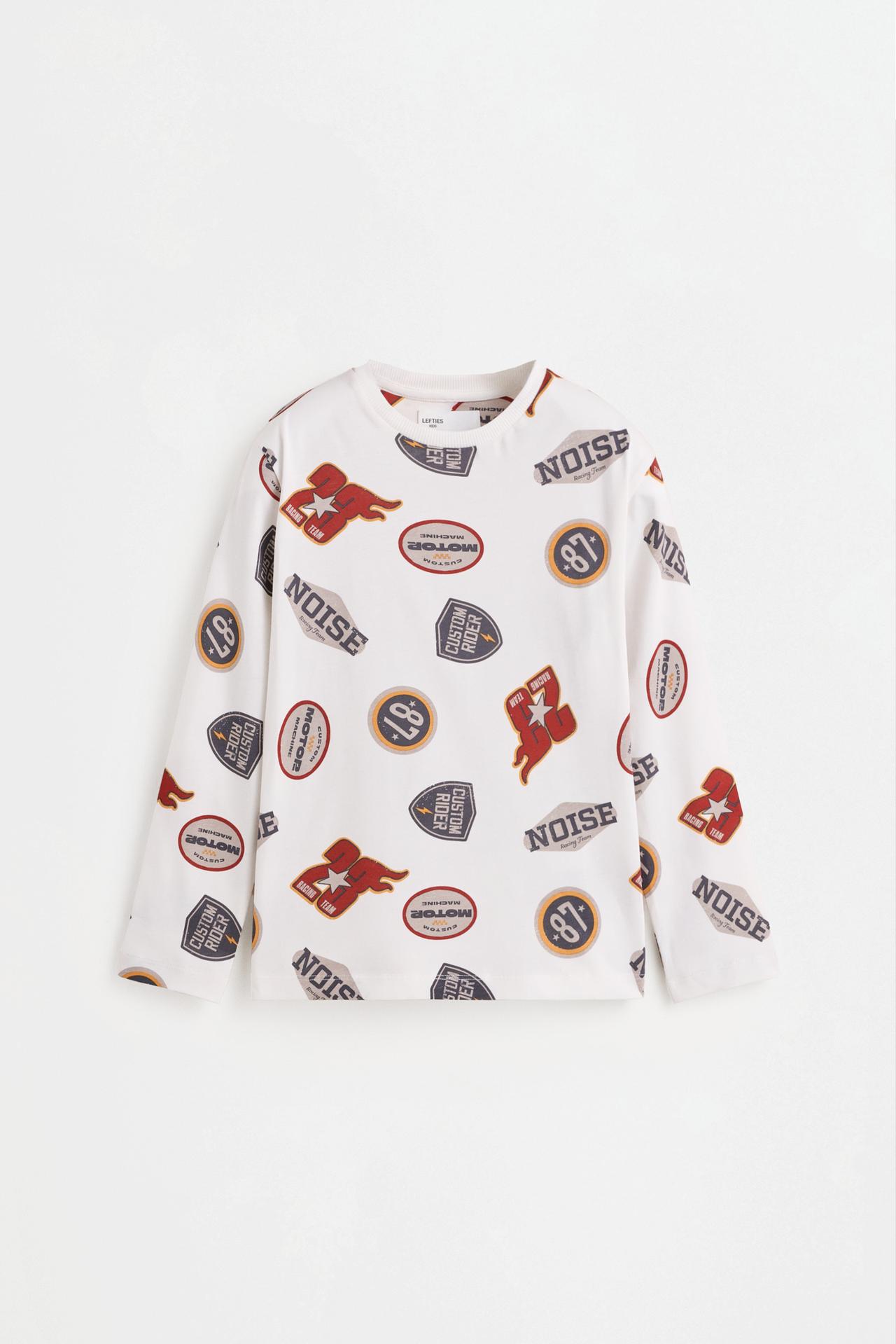 Long printed pyjamas — OFF WHITE