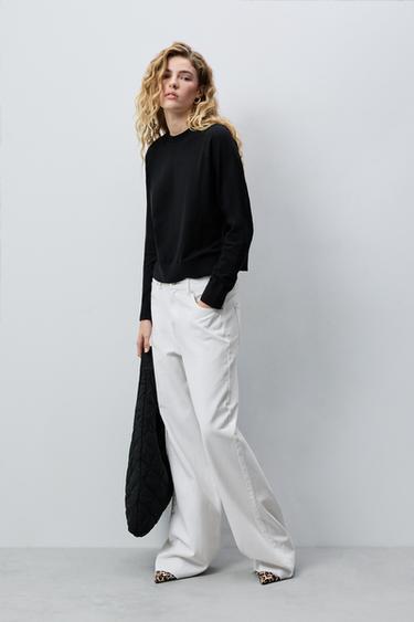 Round neck sweater — BLACK 5