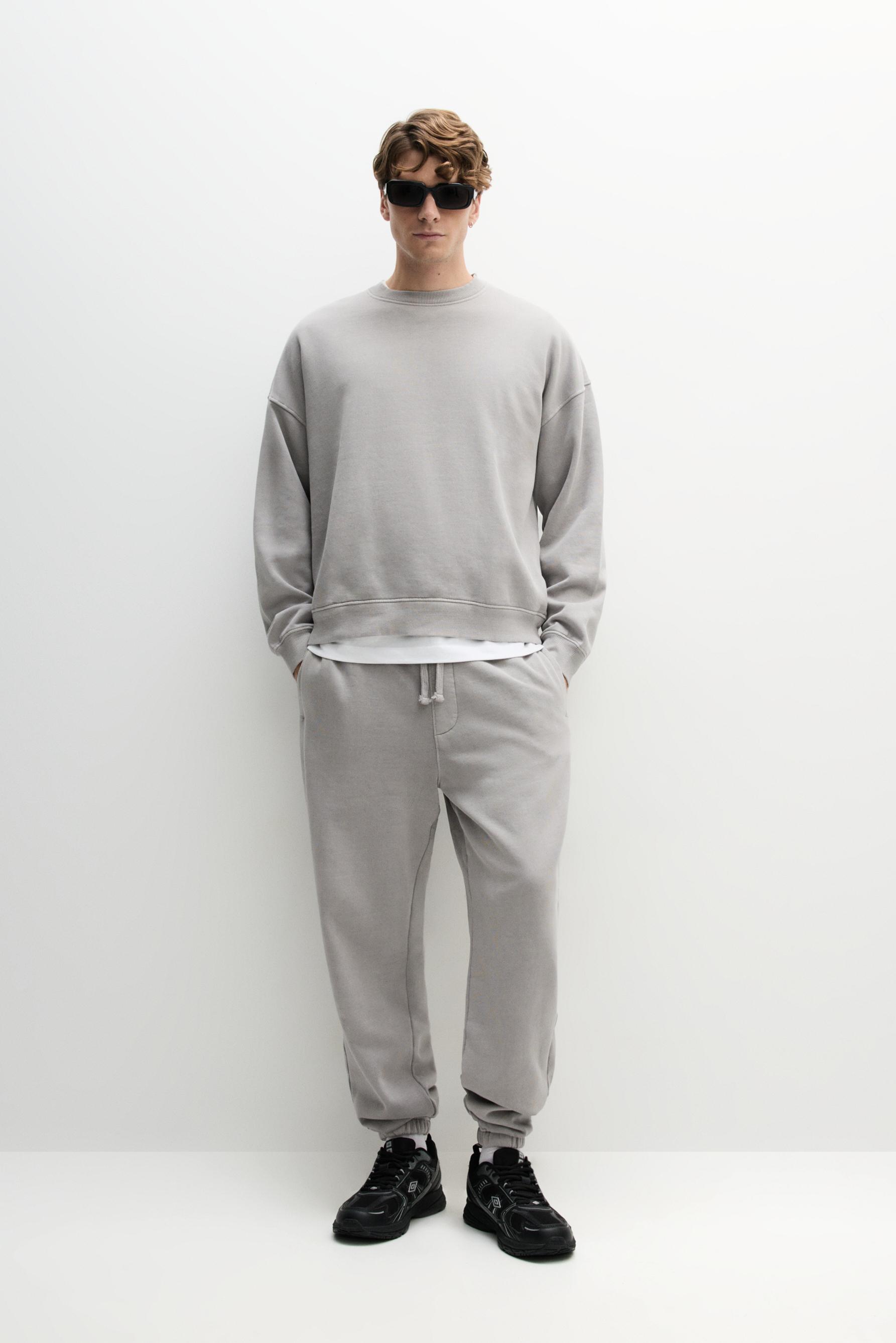 Pantalón relaxed efecto lavado