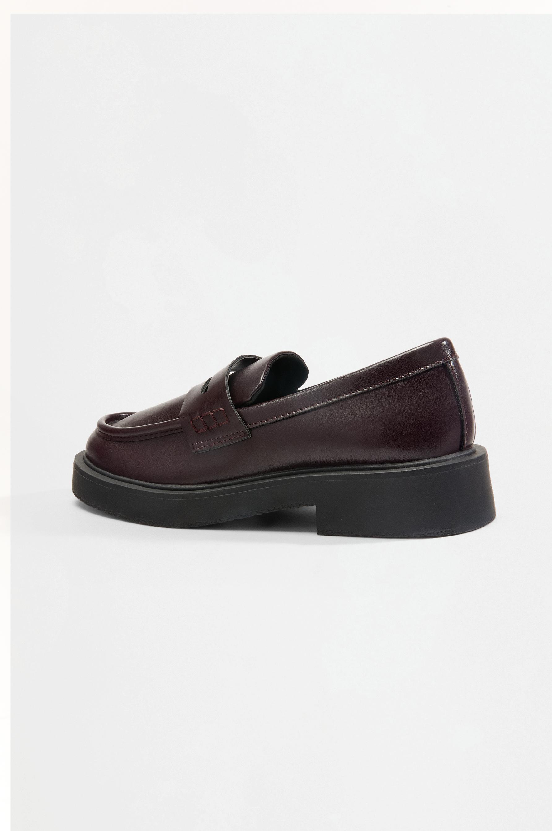 Penny Loafers — BURGUNDY