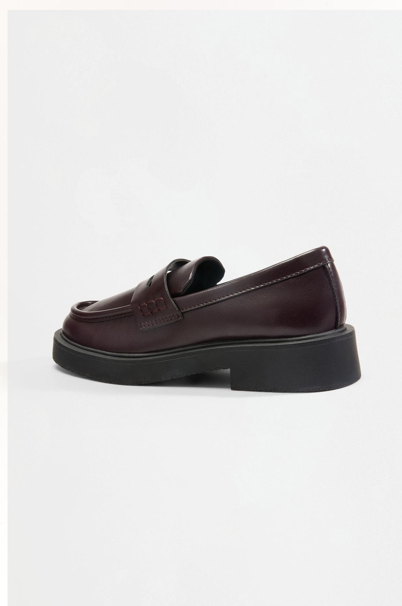 Penny Loafers — BURGUNDY