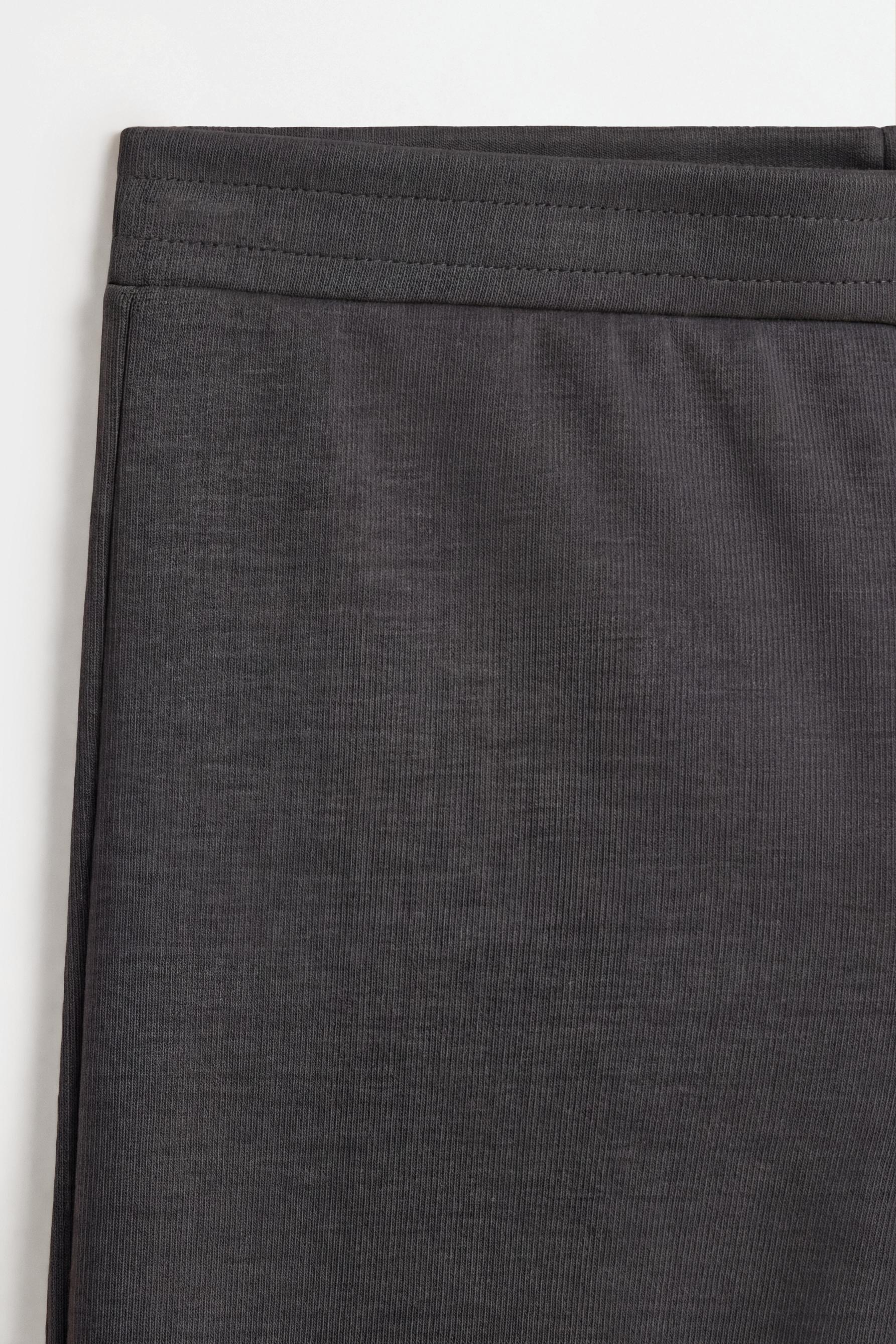 Bell bottom trousers with splits — TAUPE GREY
