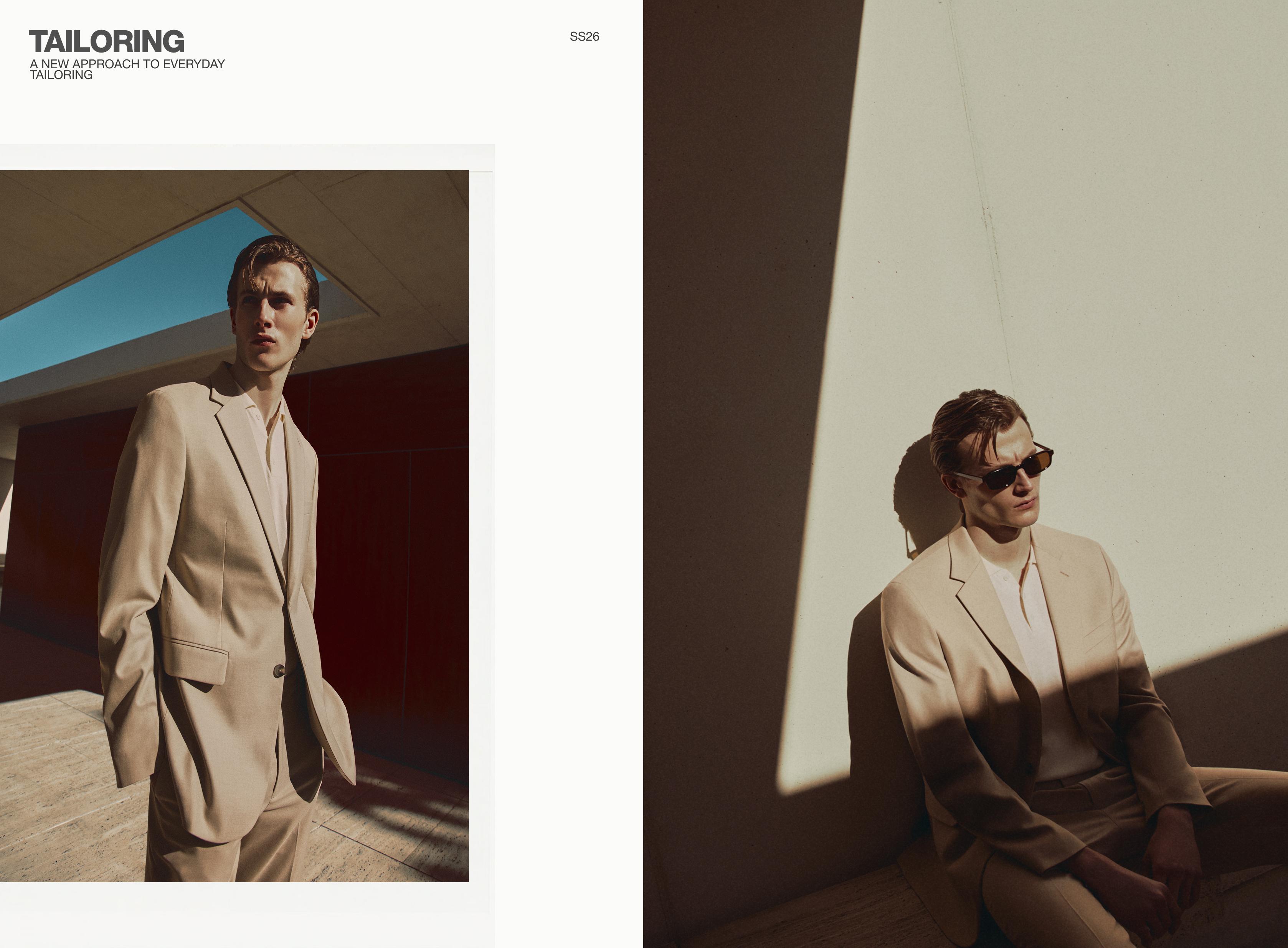100% linen suit blazer — ECRU