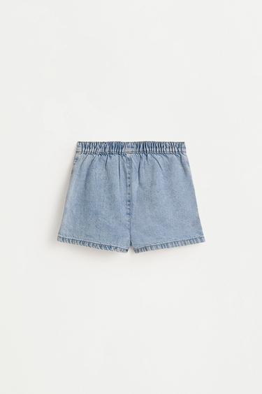 Denim skort — PALE BLUE 2