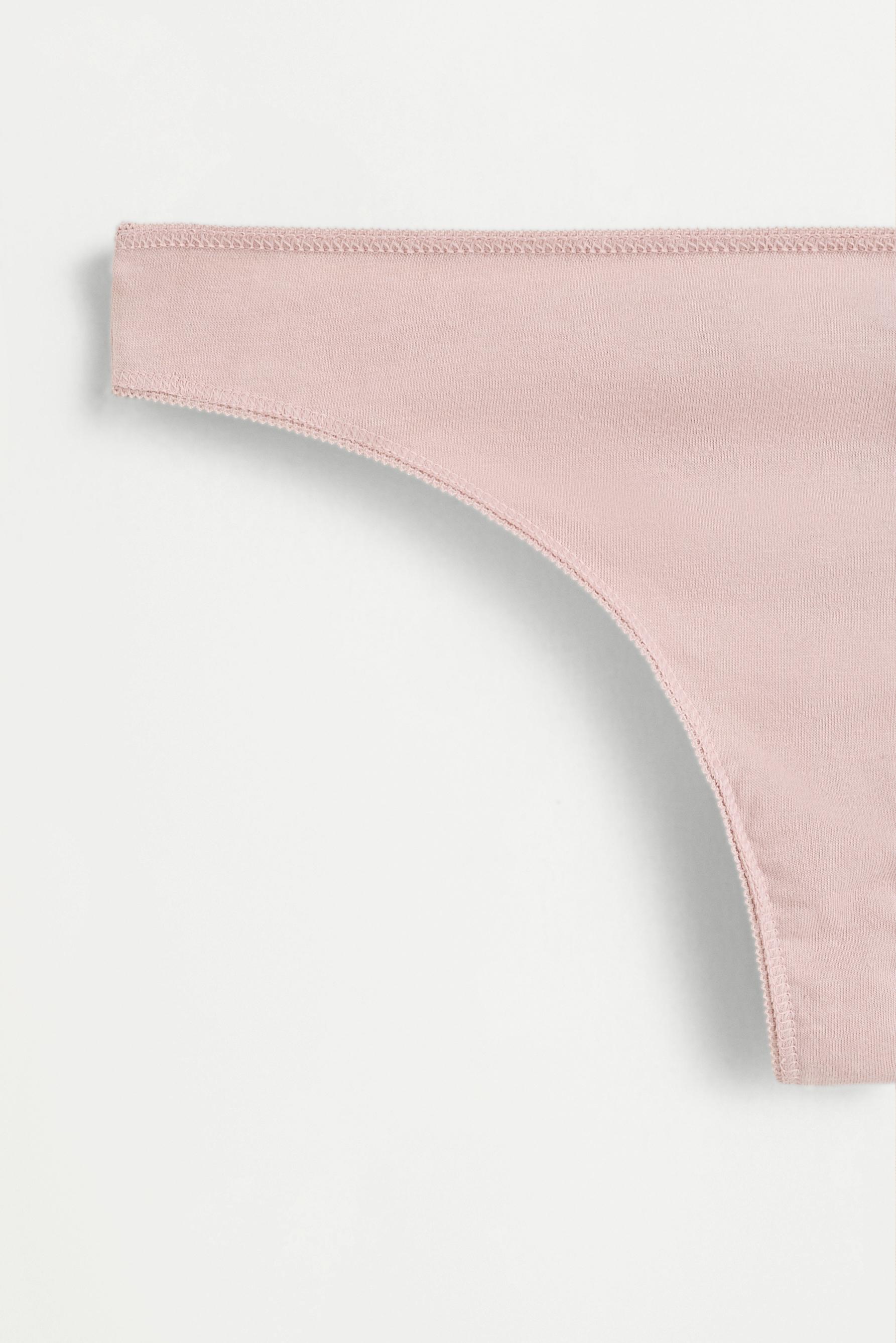 Pack 7 cotton thongs — VARIOUS