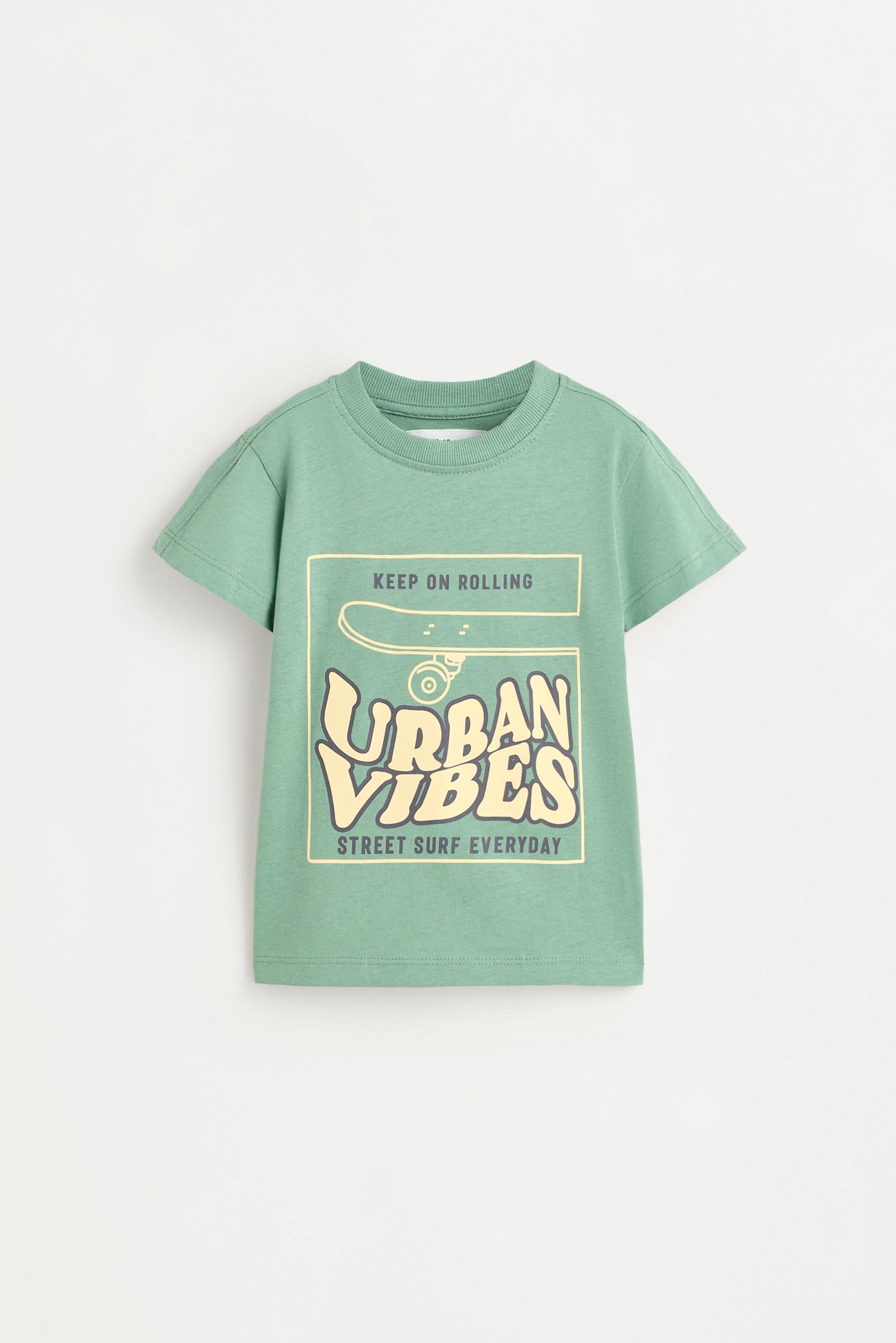 Pack of 2 assorted T-shirts — SAGE GREEN