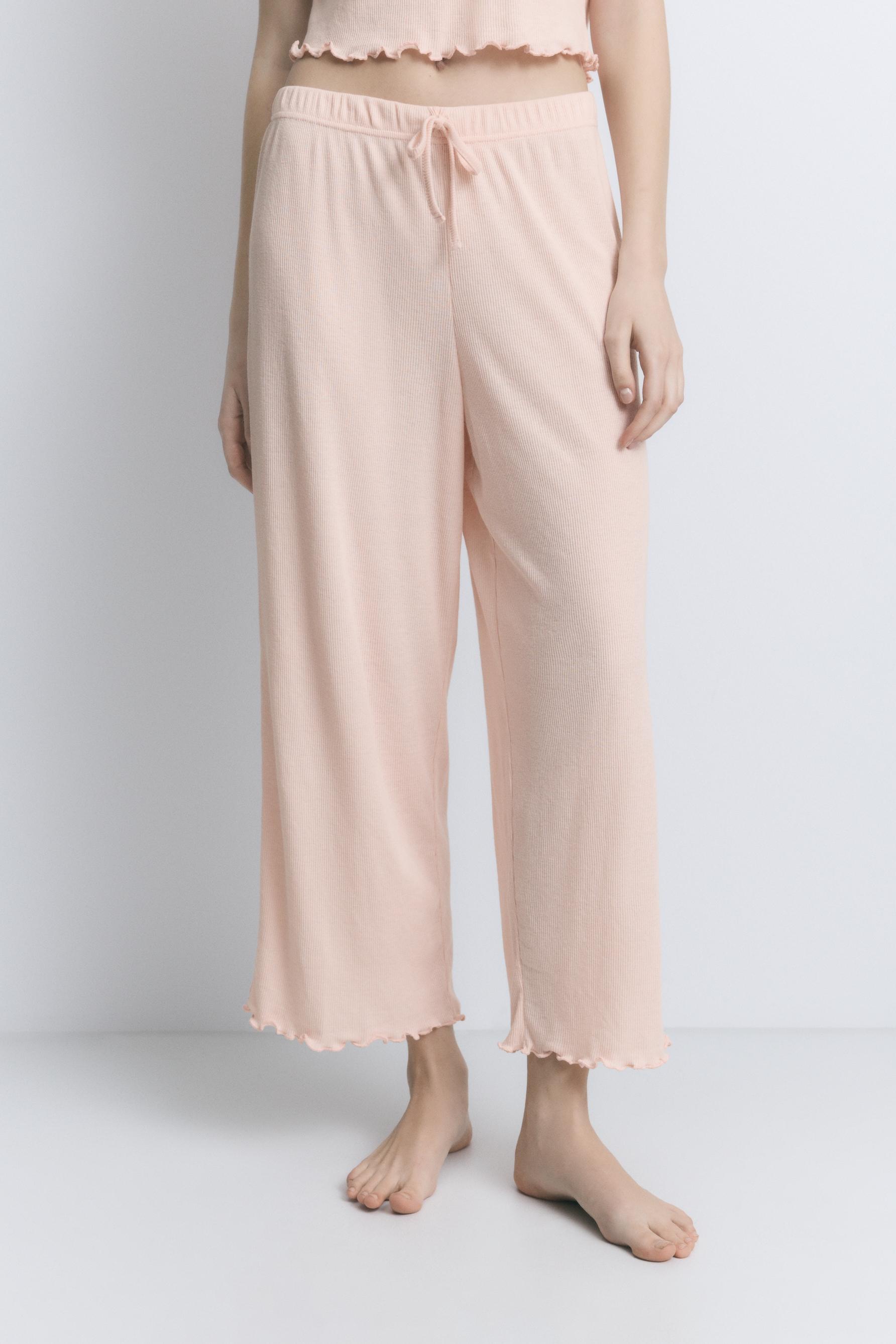 Pantalón culotte ondas